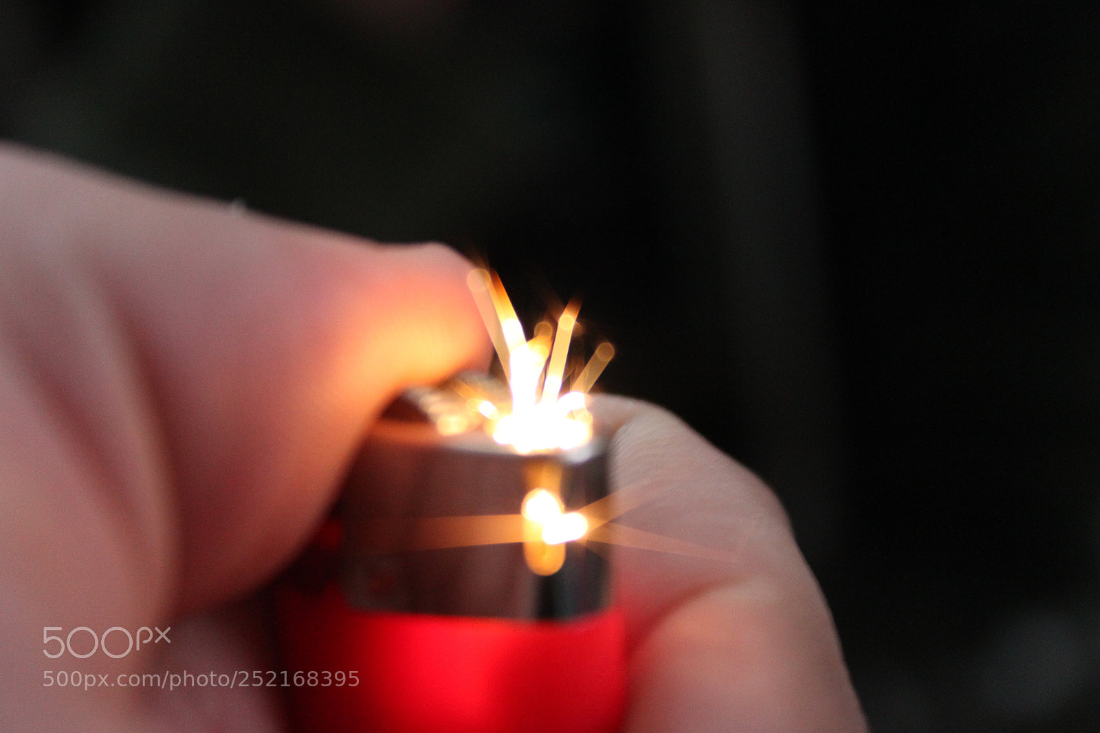 Canon EF-S 18-55mm F3.5-5.6 IS sample photo. The fire of lighter photography