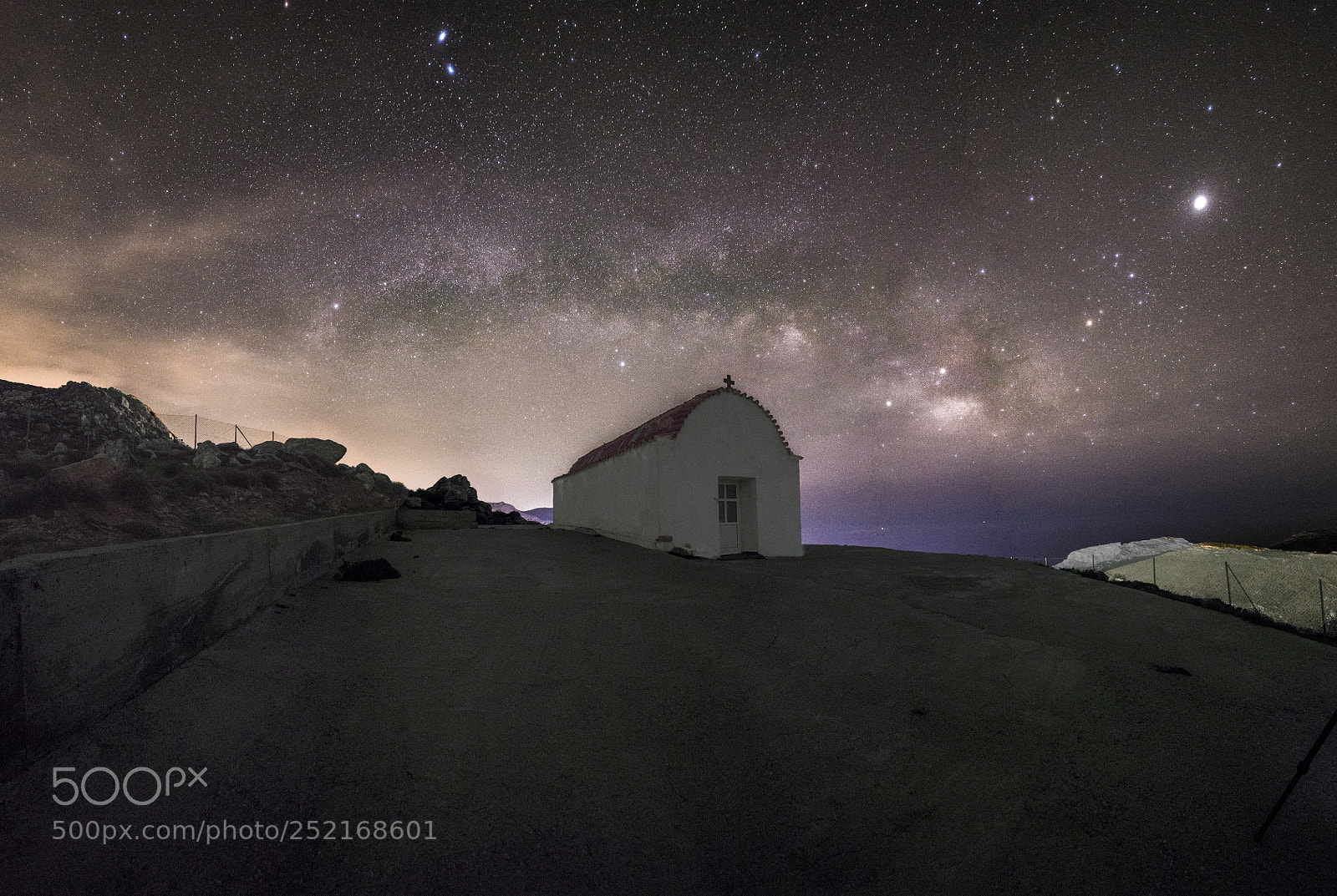 Nikon D610 sample photo. Milky way over greek photography