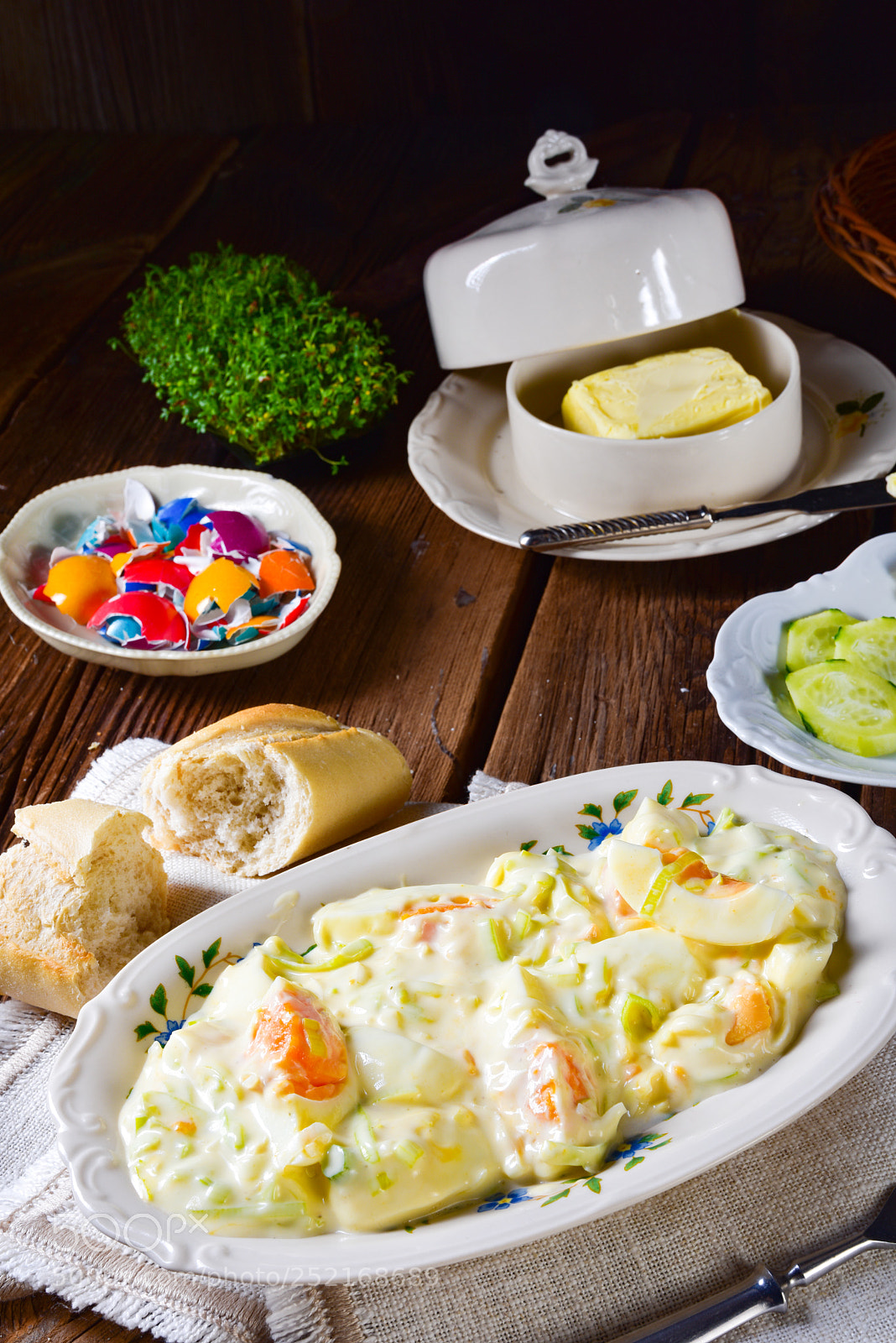 Nikon D810 sample photo. Rustic spring egg salad photography