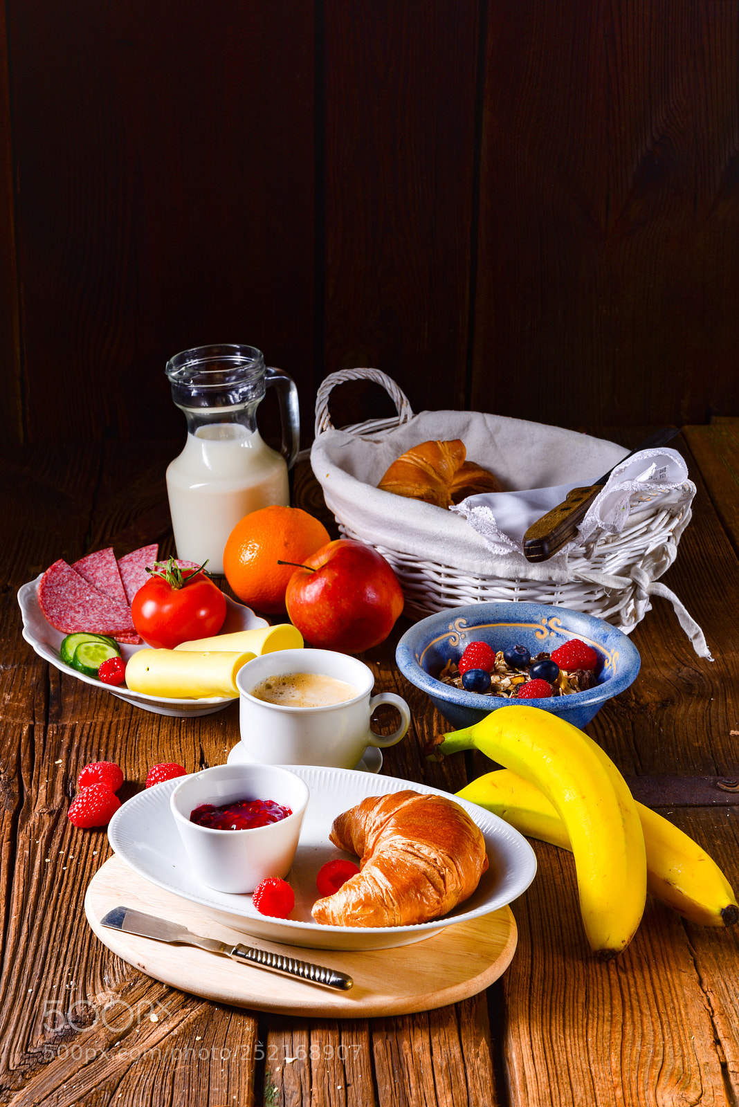 Nikon D810 sample photo. Delicious croissant breakfast photography