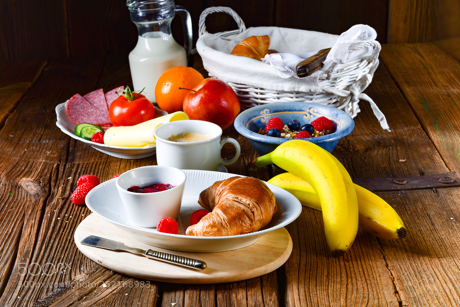 Nikon D810 sample photo. Delicious croissant breakfast photography