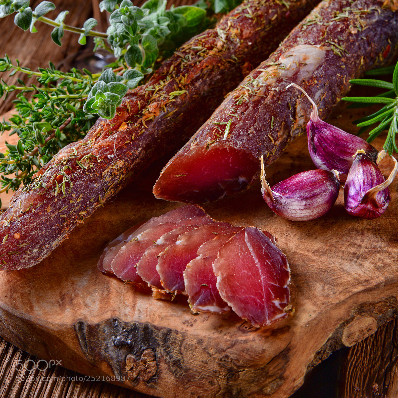 Nikon D810 sample photo. Dried sirloin with herbs photography