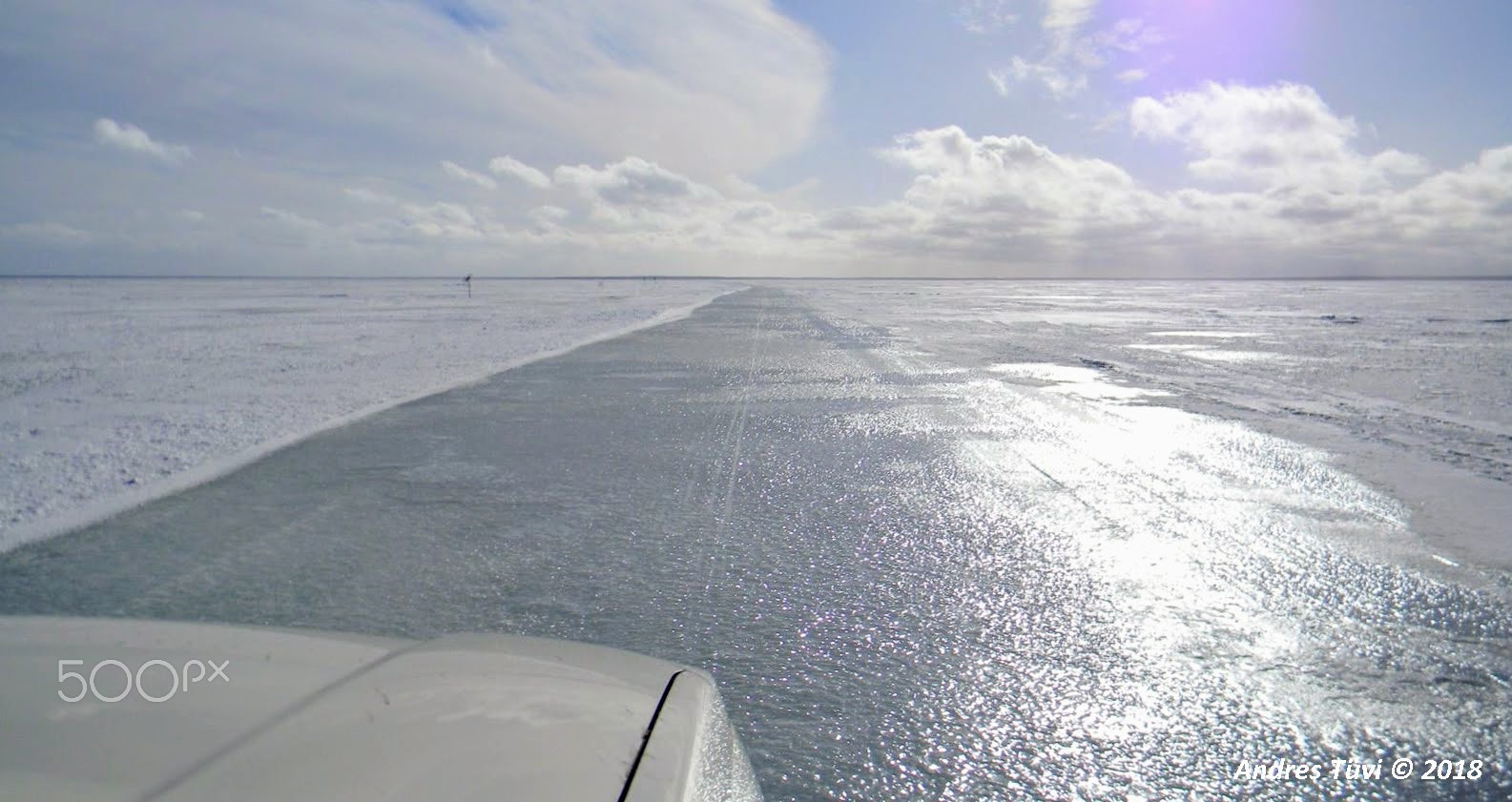 Nikon Coolpix L110 sample photo. Ice road photography