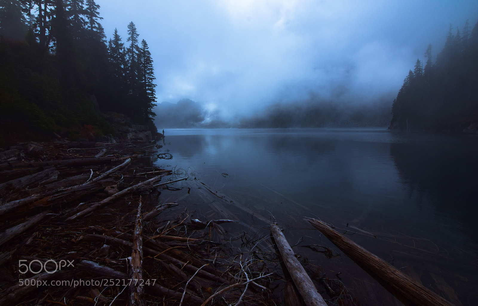 Nikon D5300 sample photo. Fishing in the fog photography