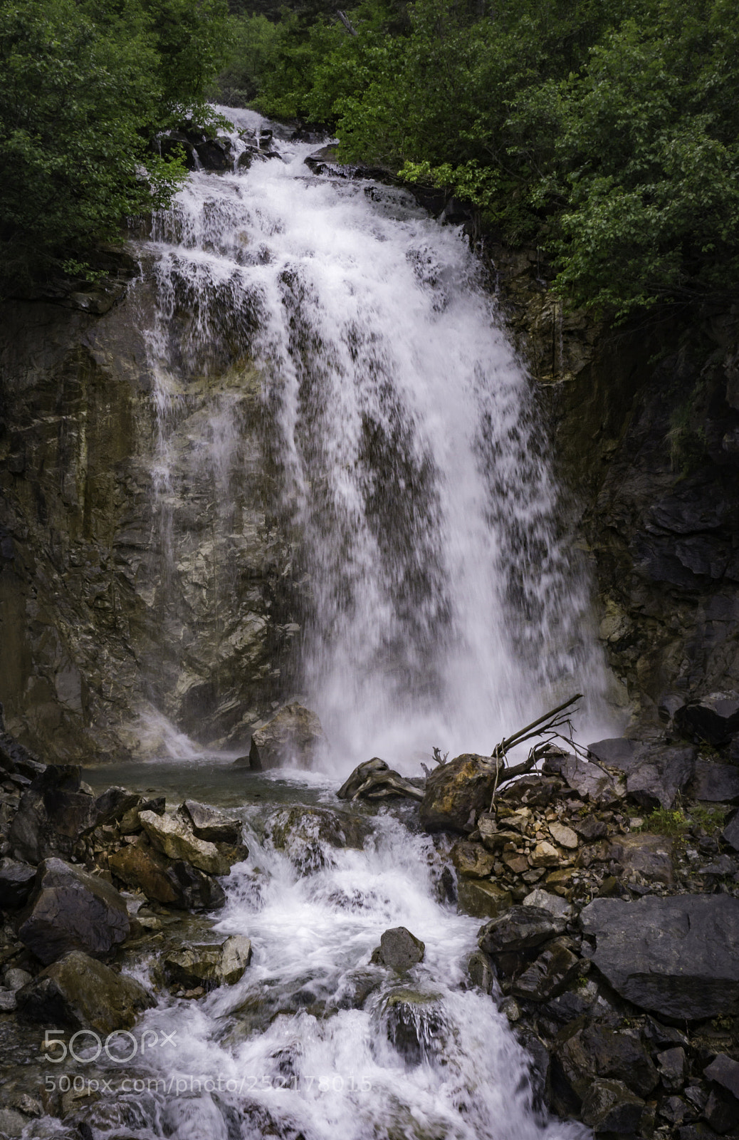Sony a6000 sample photo. Bridal veil falls, skagway photography