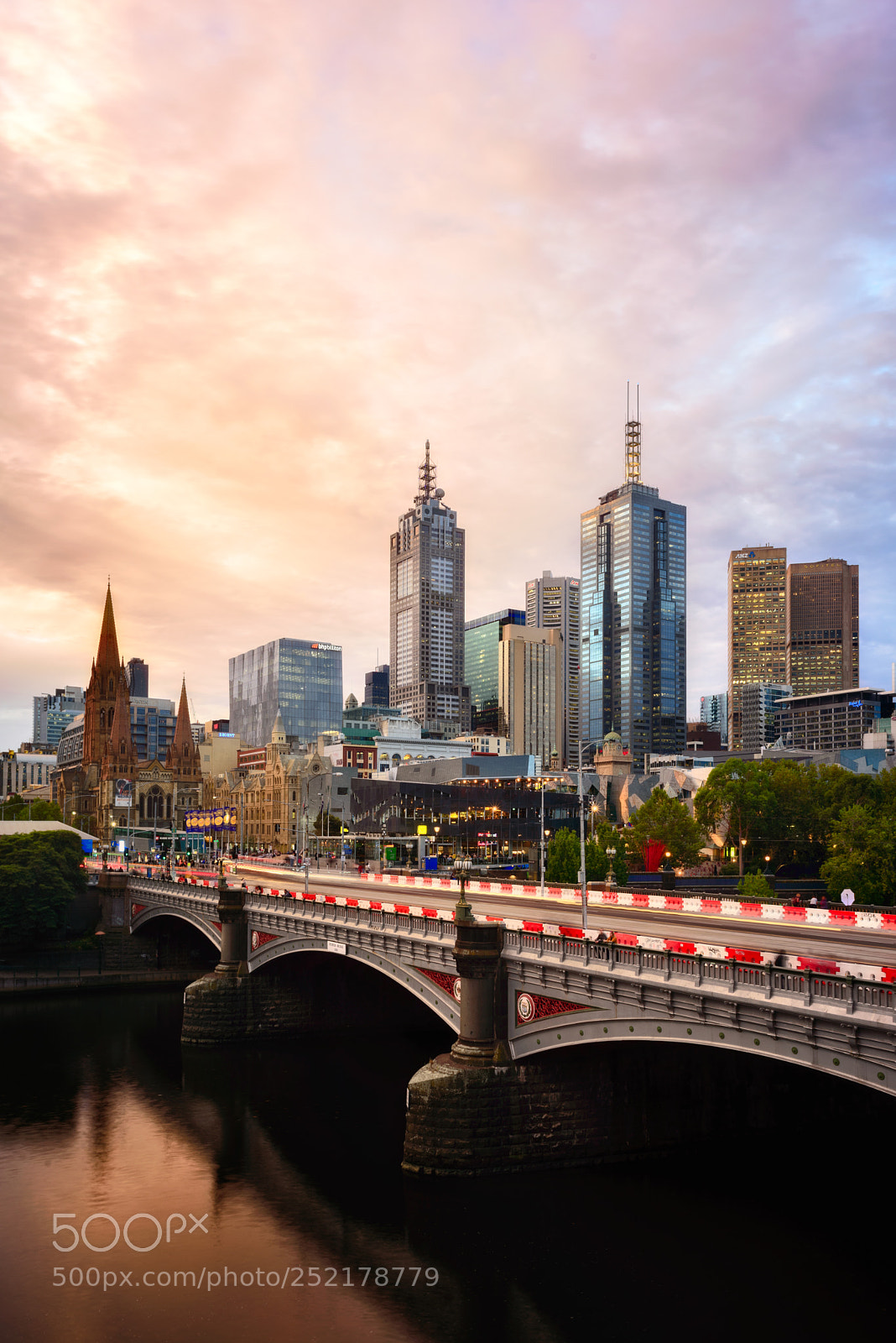 Nikon D810 sample photo. Sunset in melbourne photography