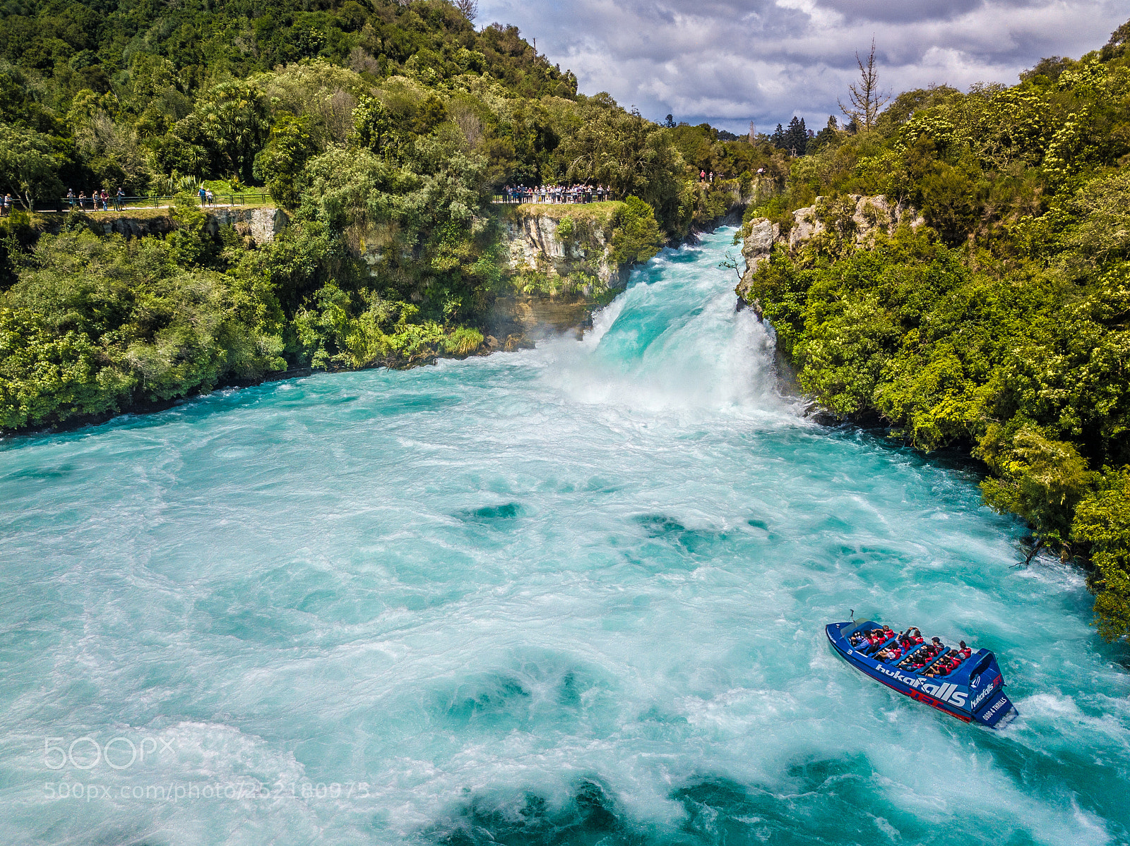DJI FC220 sample photo. Huka falls photography