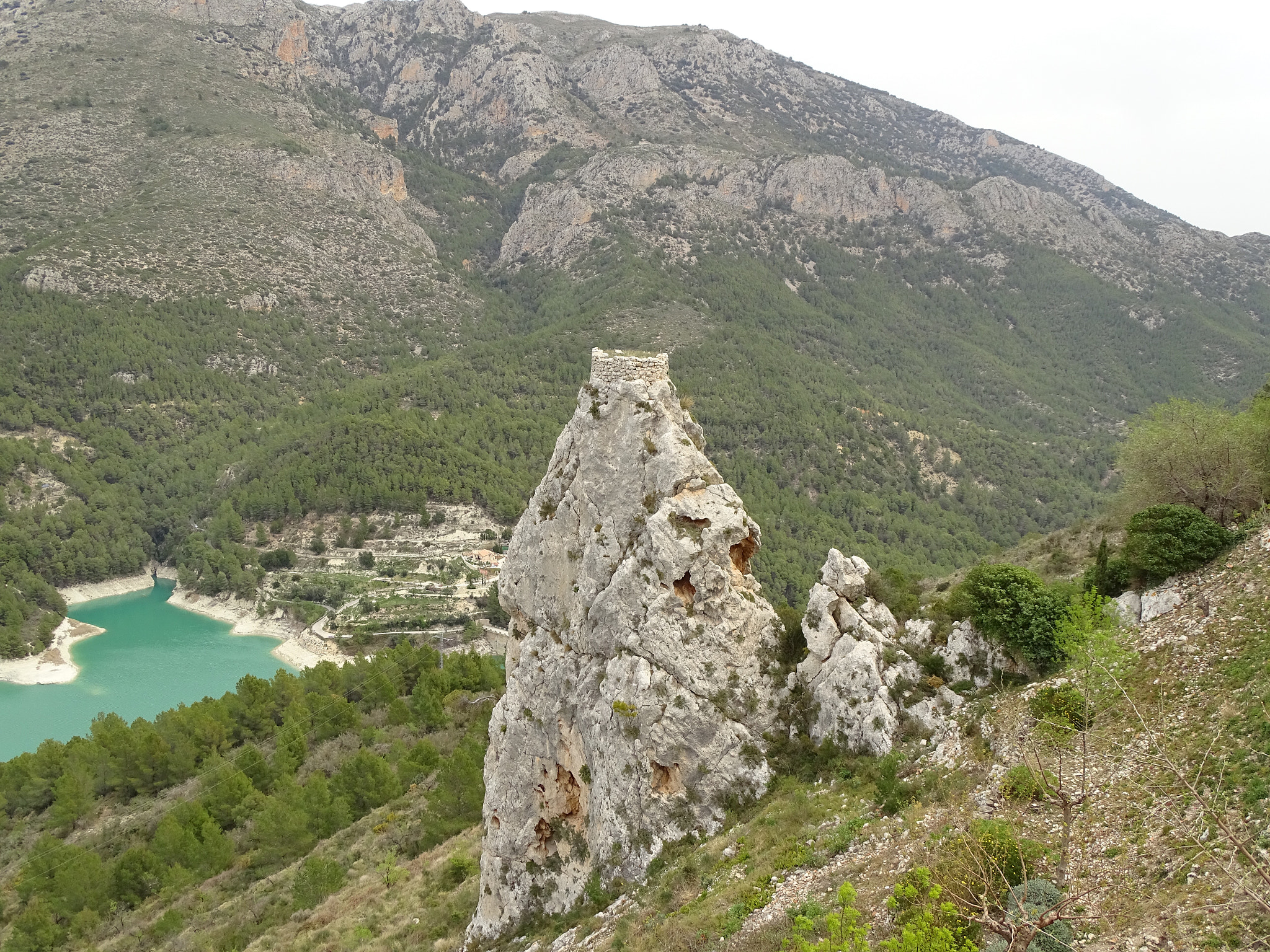 Sony Cyber-shot DSC-HX350 sample photo. Embalse de guadalest  photography