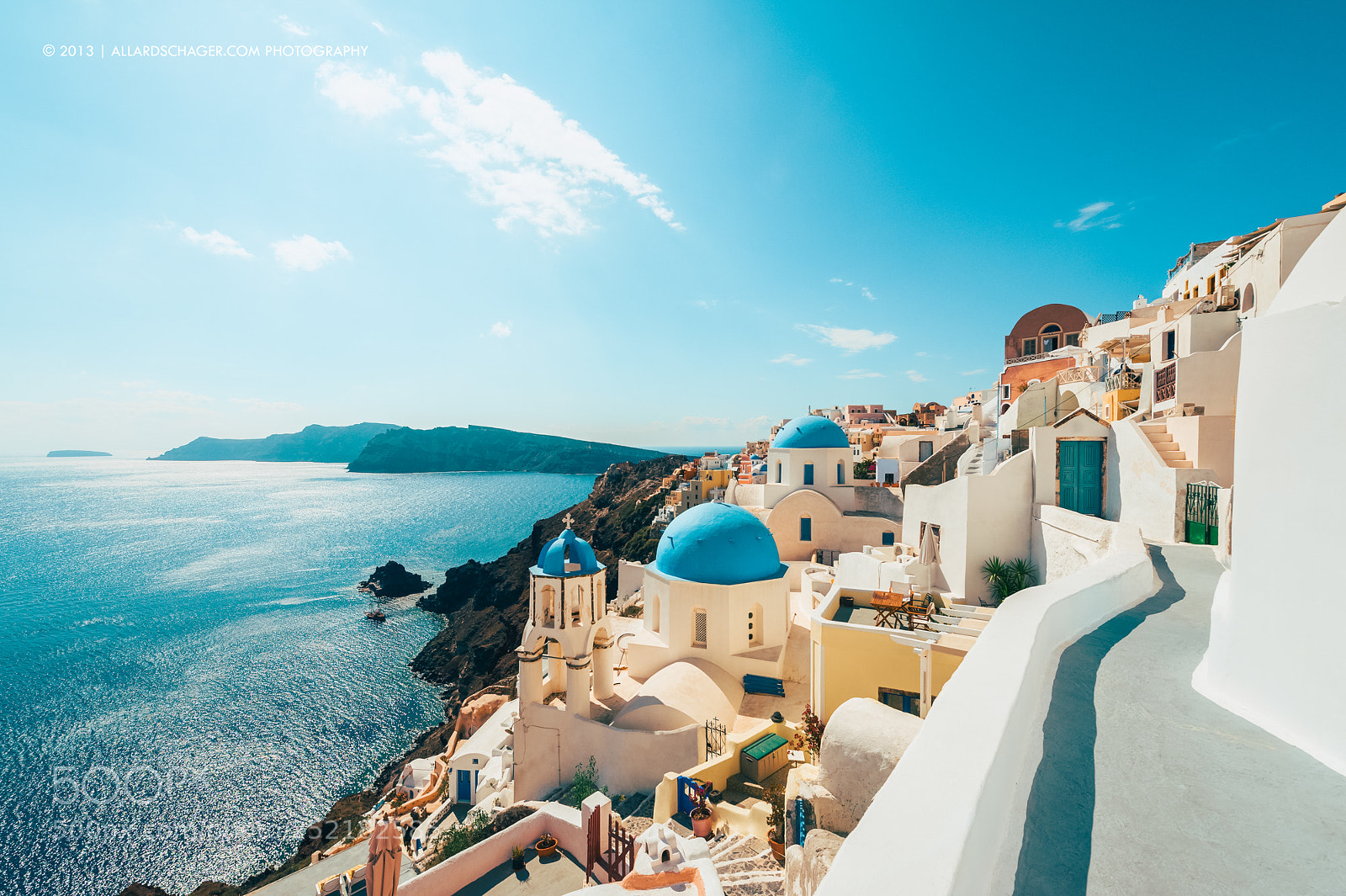 Nikon D700 sample photo. Oia santorini greece photography