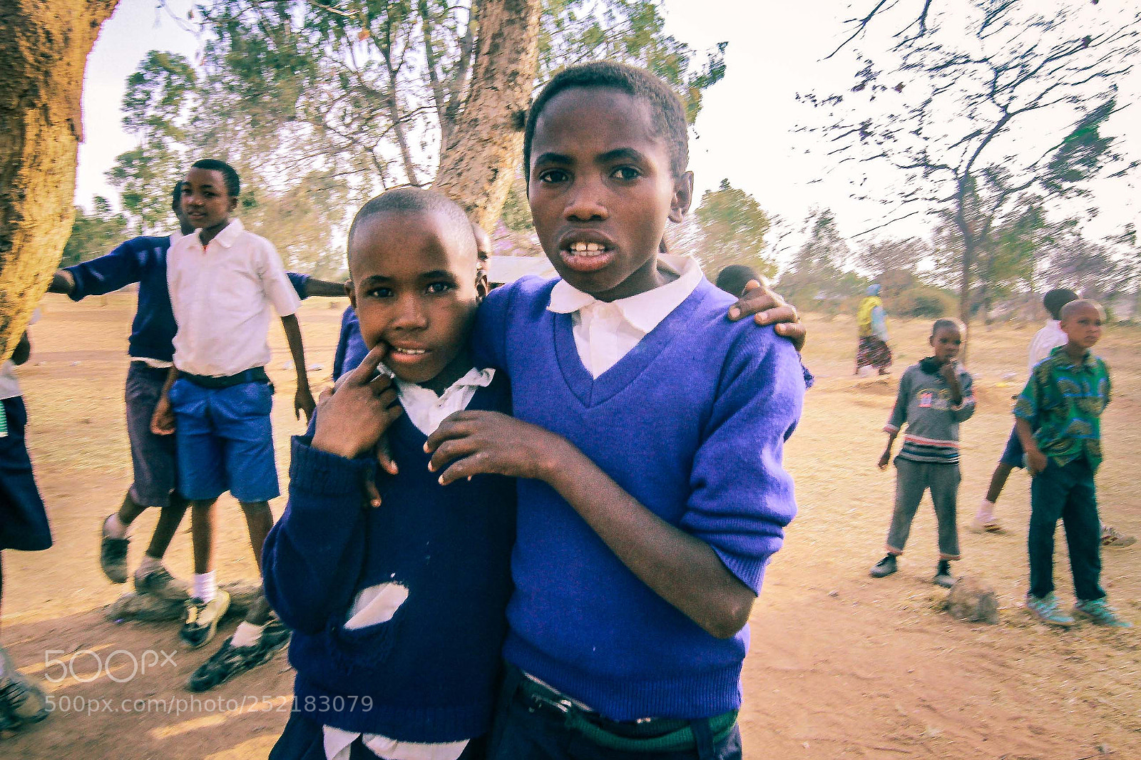 Canon EOS 7D sample photo. Pupils at msambu primary photography