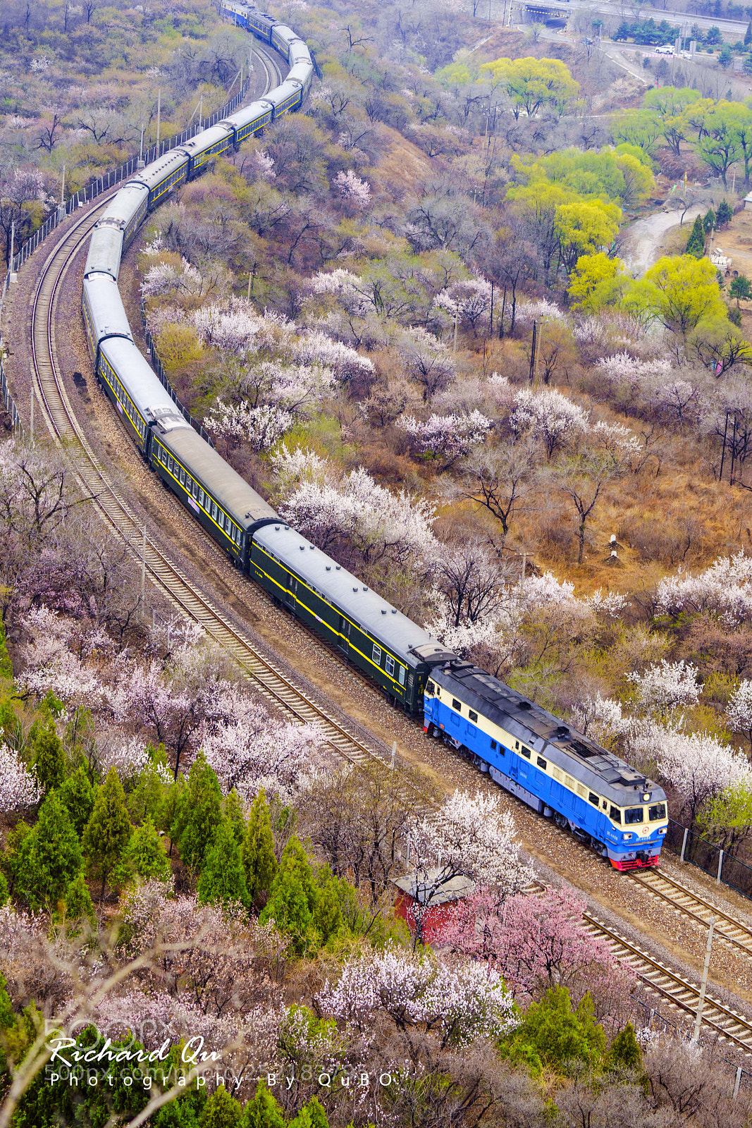 Sony a7R III sample photo. Train to spring photography
