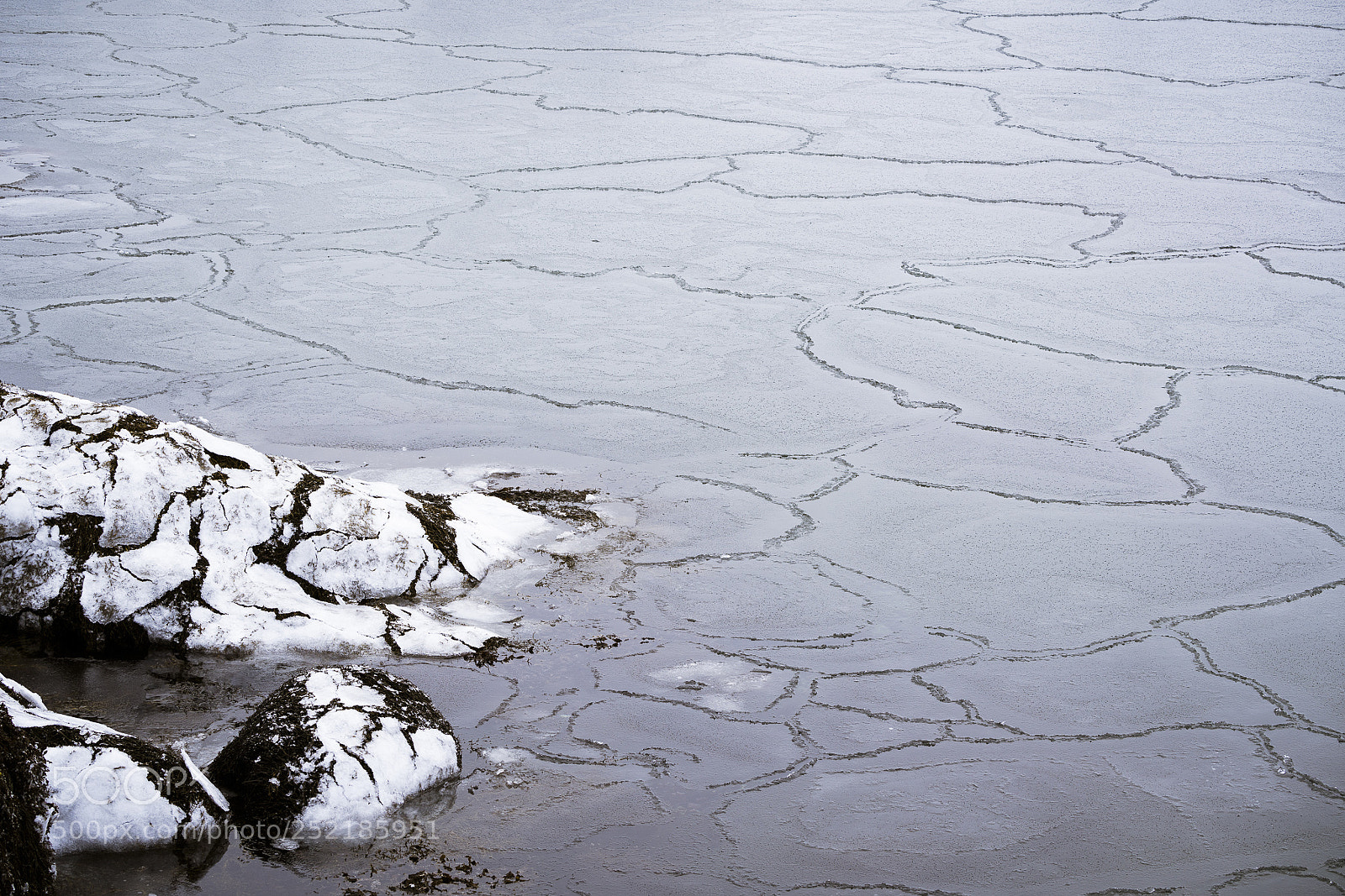 Sony a7R III sample photo. Frozen lake photography