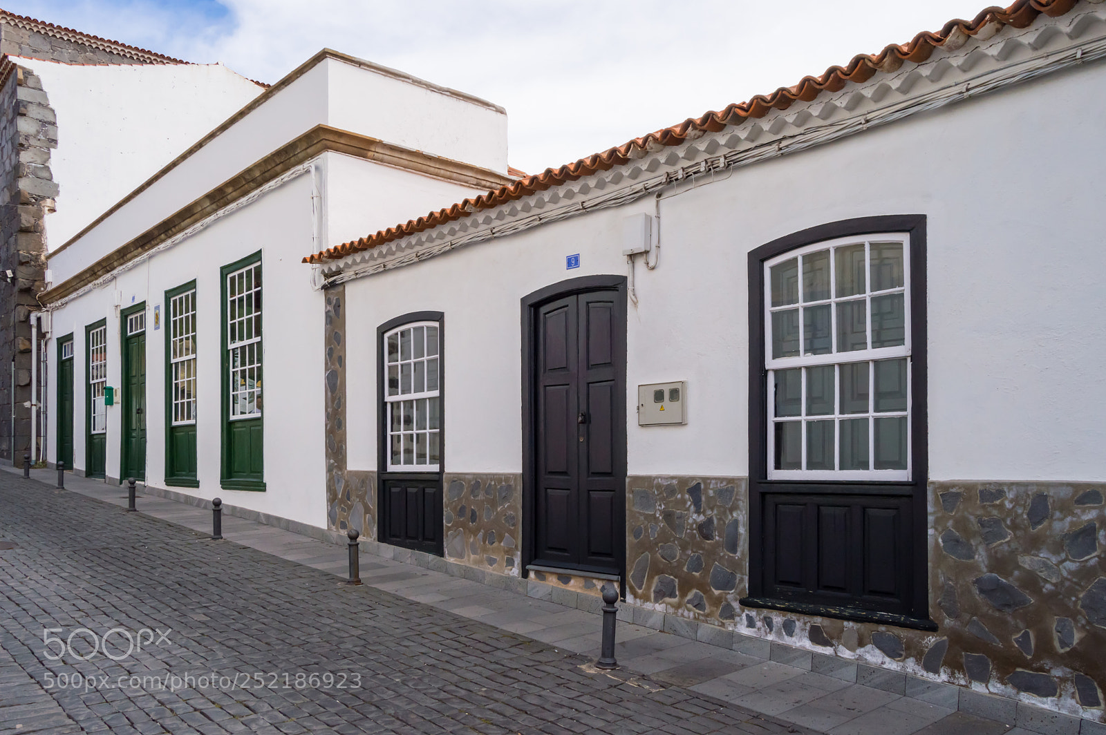 Nikon D3200 sample photo. Two facades of houses photography