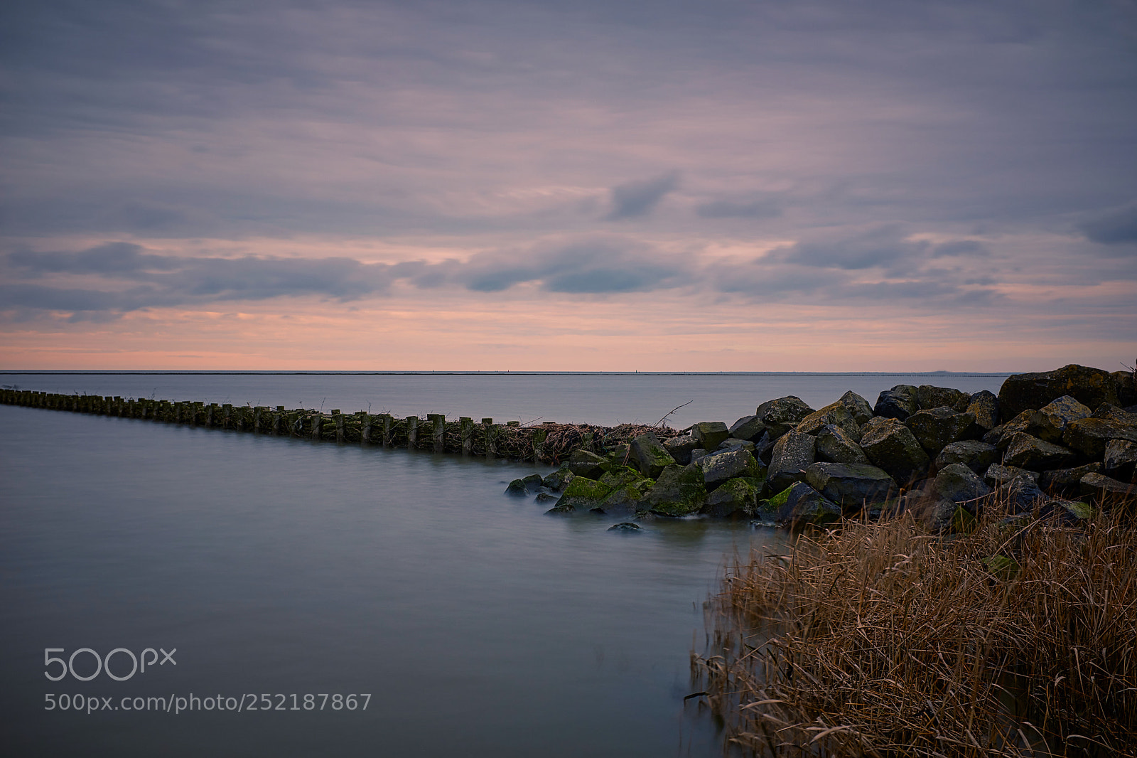 Fujifilm X100F sample photo. Long expo holwerd pier photography
