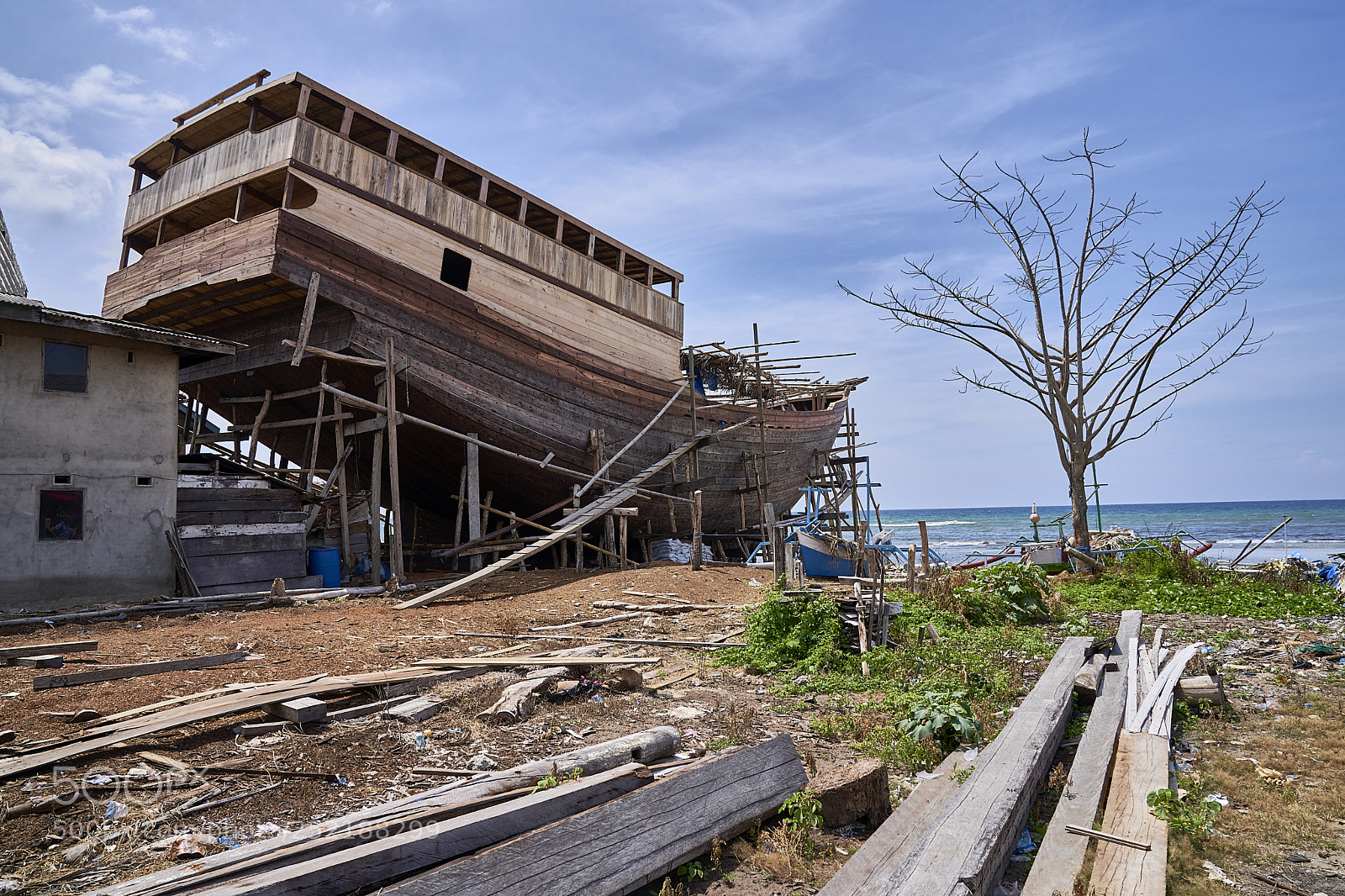 Sony a9 sample photo. Ship yard photography