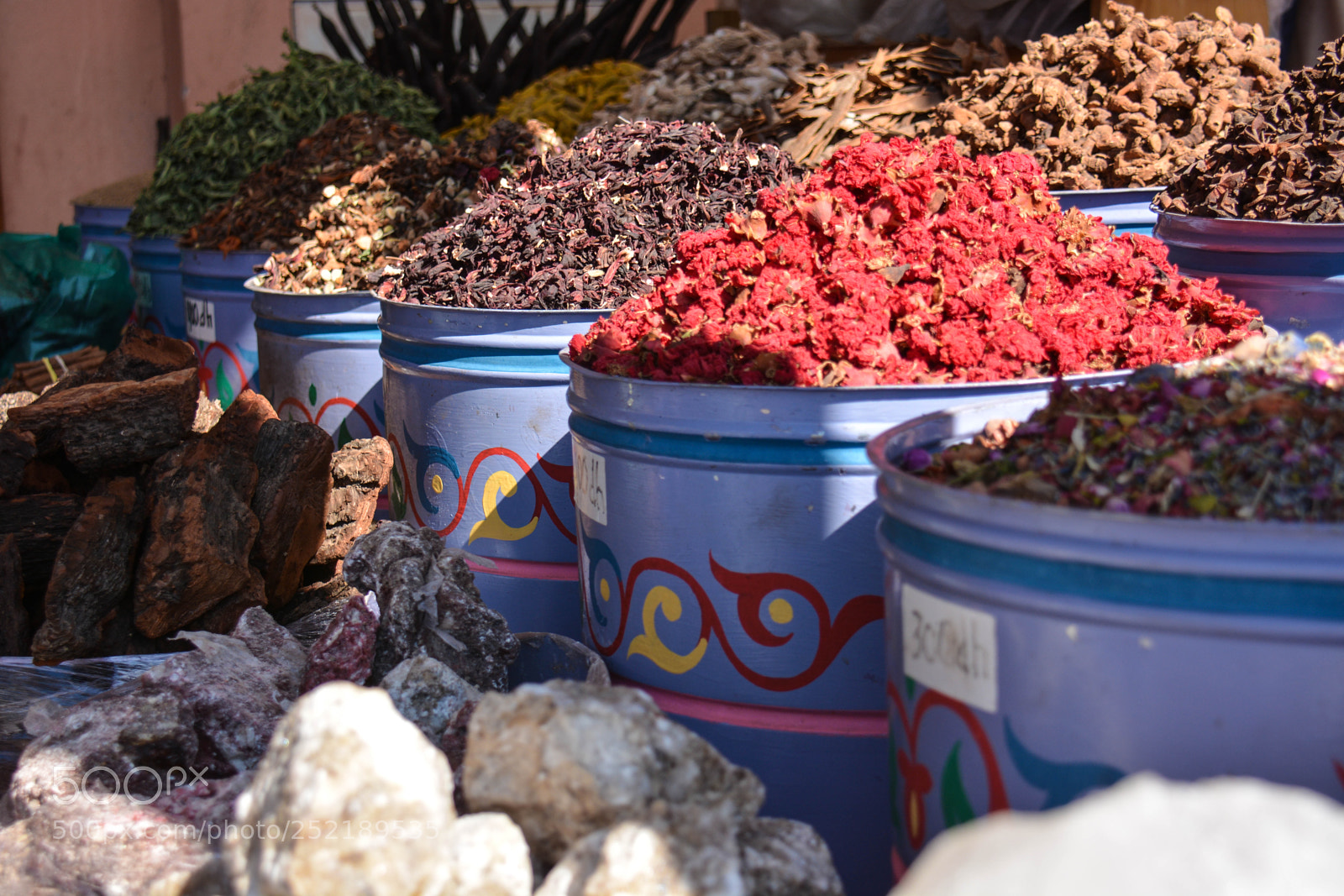 Nikon D7100 sample photo. Rows of spices photography
