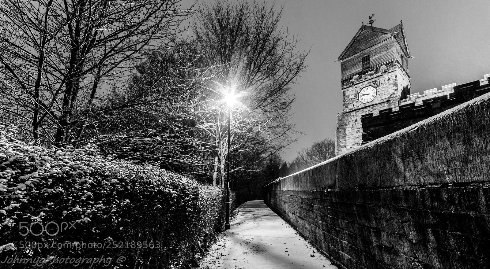 Nikon D5500 sample photo. Winter church photography