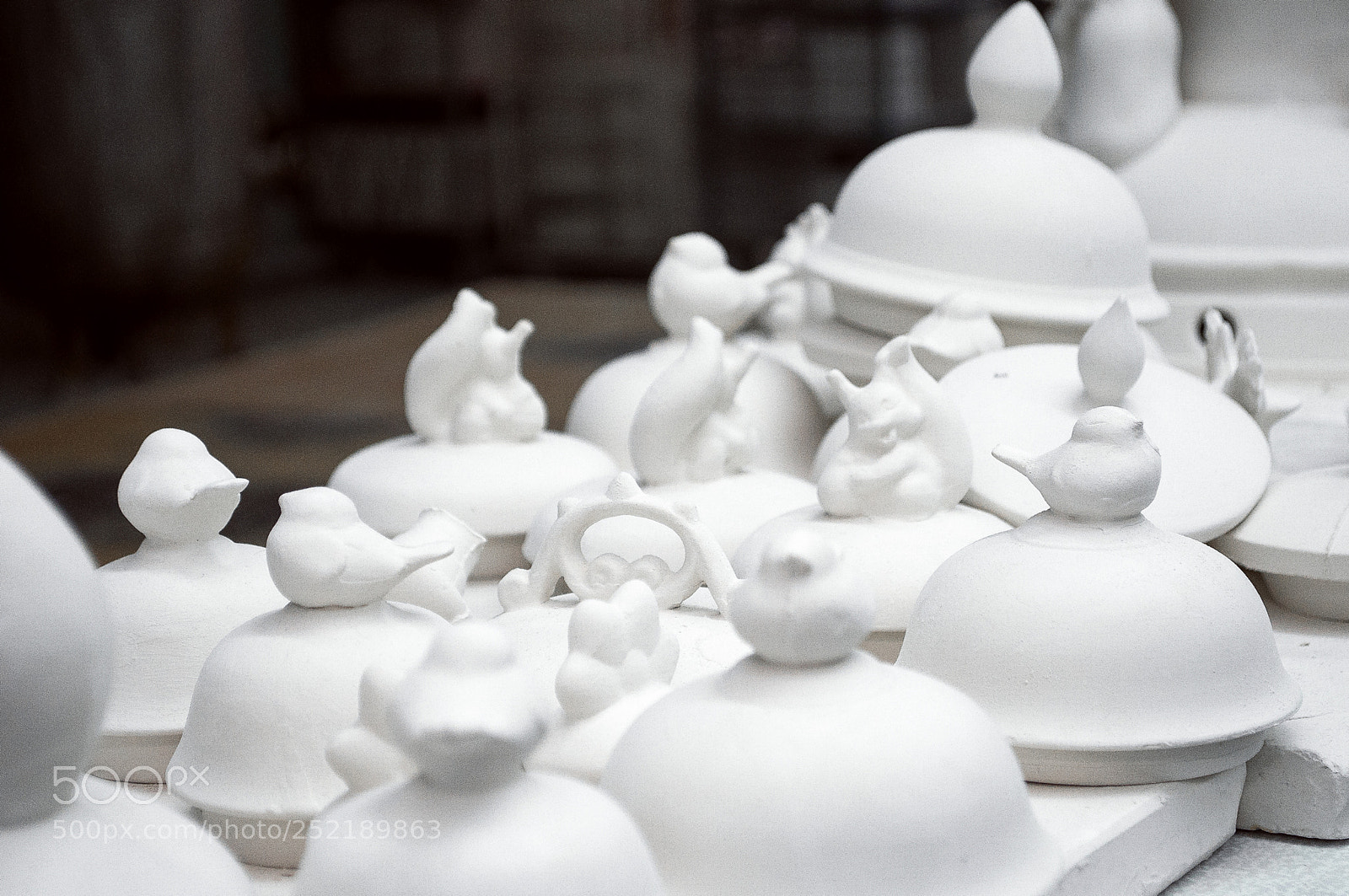 Nikon D5000 sample photo. Production of gzhel porcelain photography