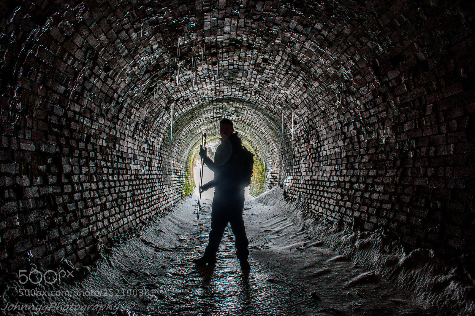 Nikon D5500 sample photo. Frozen tunnel photography
