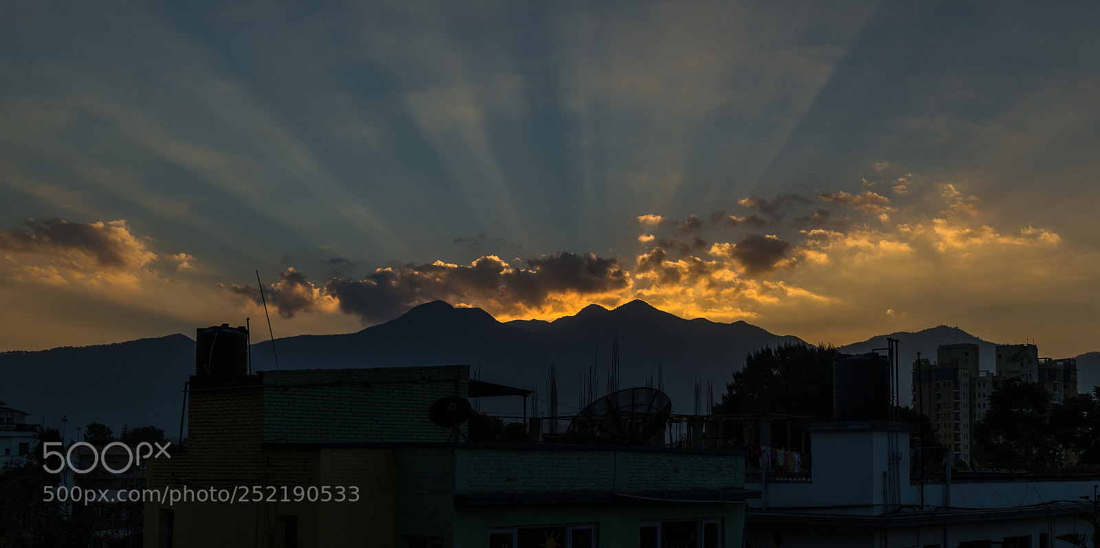 Sony Cyber-shot DSC-RX1 sample photo. Sunset at kathmandu valley photography