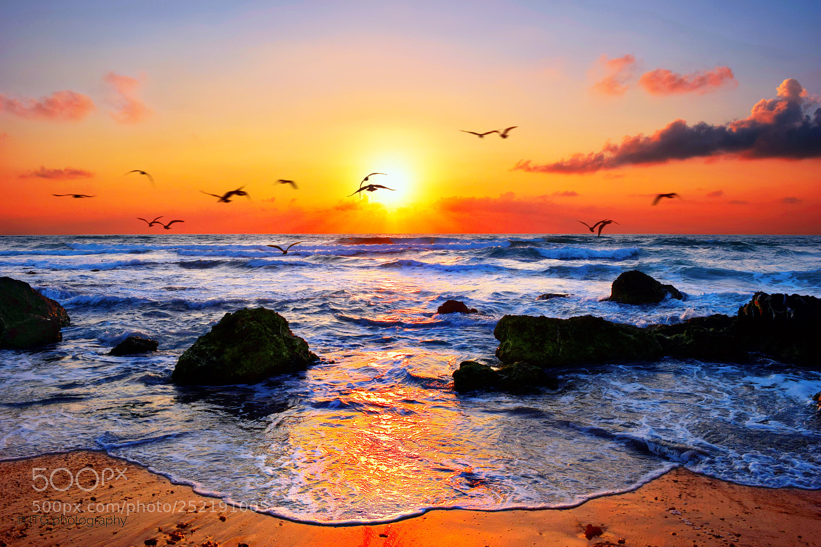 Nikon D5300 sample photo. Painted sunset (2) photography