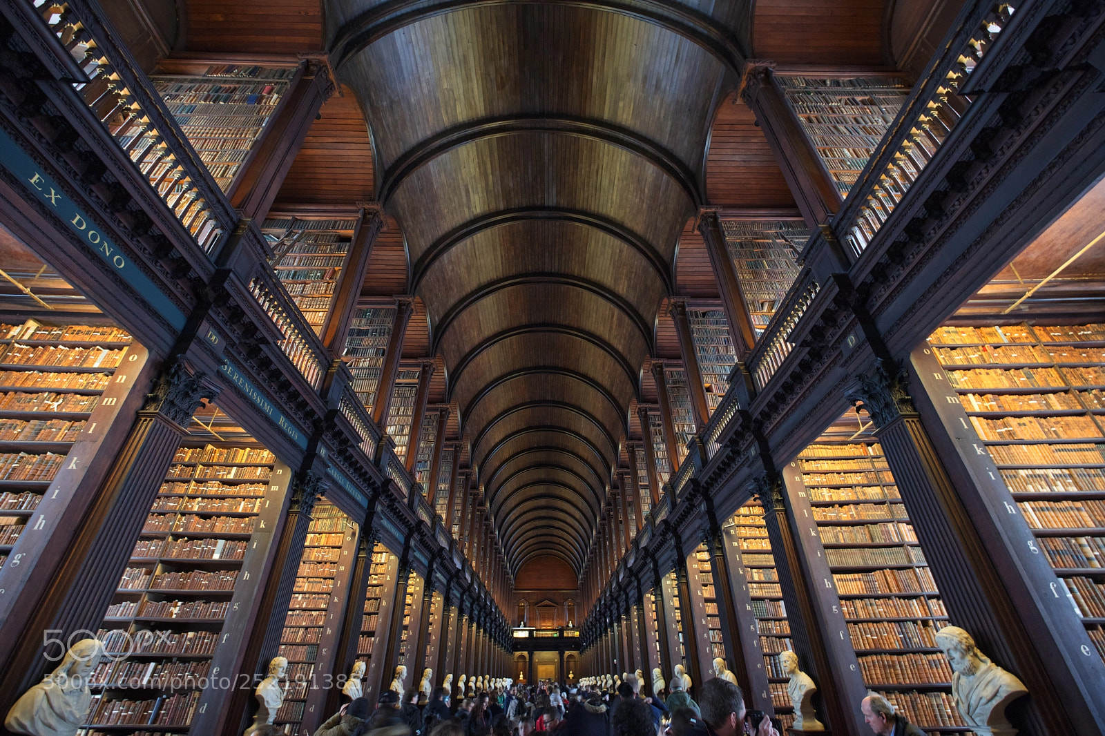 Fujifilm X-T20 sample photo. Trinity college old library photography