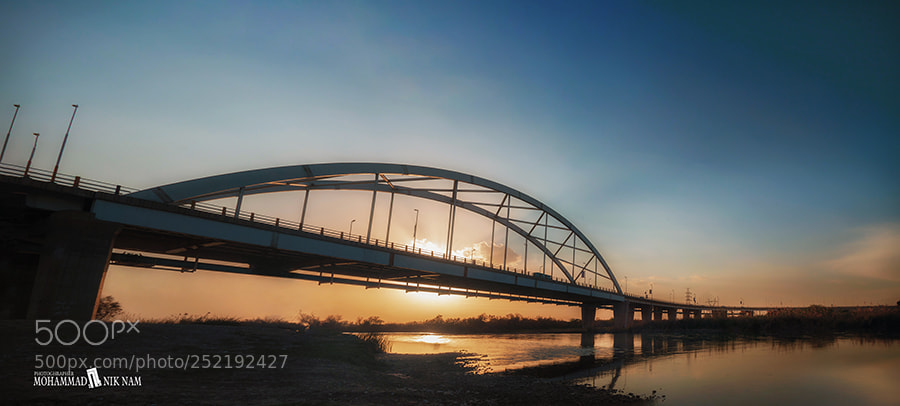 Nikon D5000 sample photo. Kajbaf bridge photography