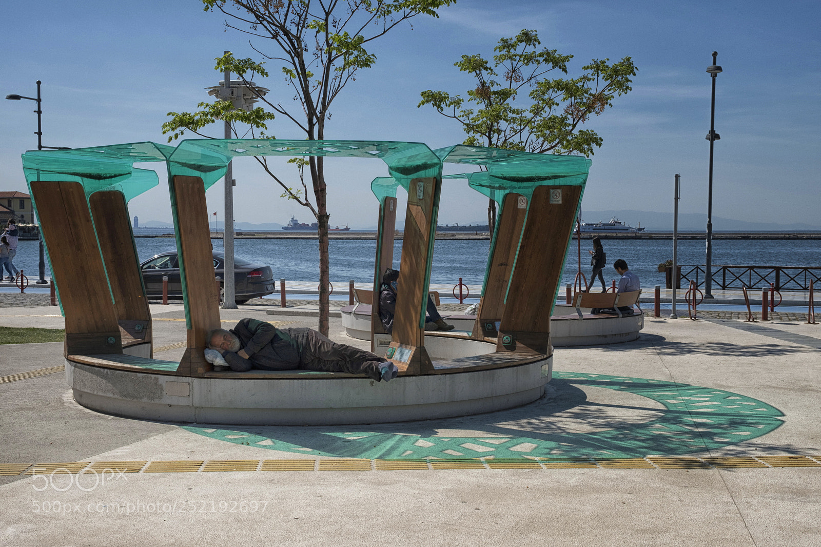 Fujifilm X-T2 sample photo. Man on the bench photography