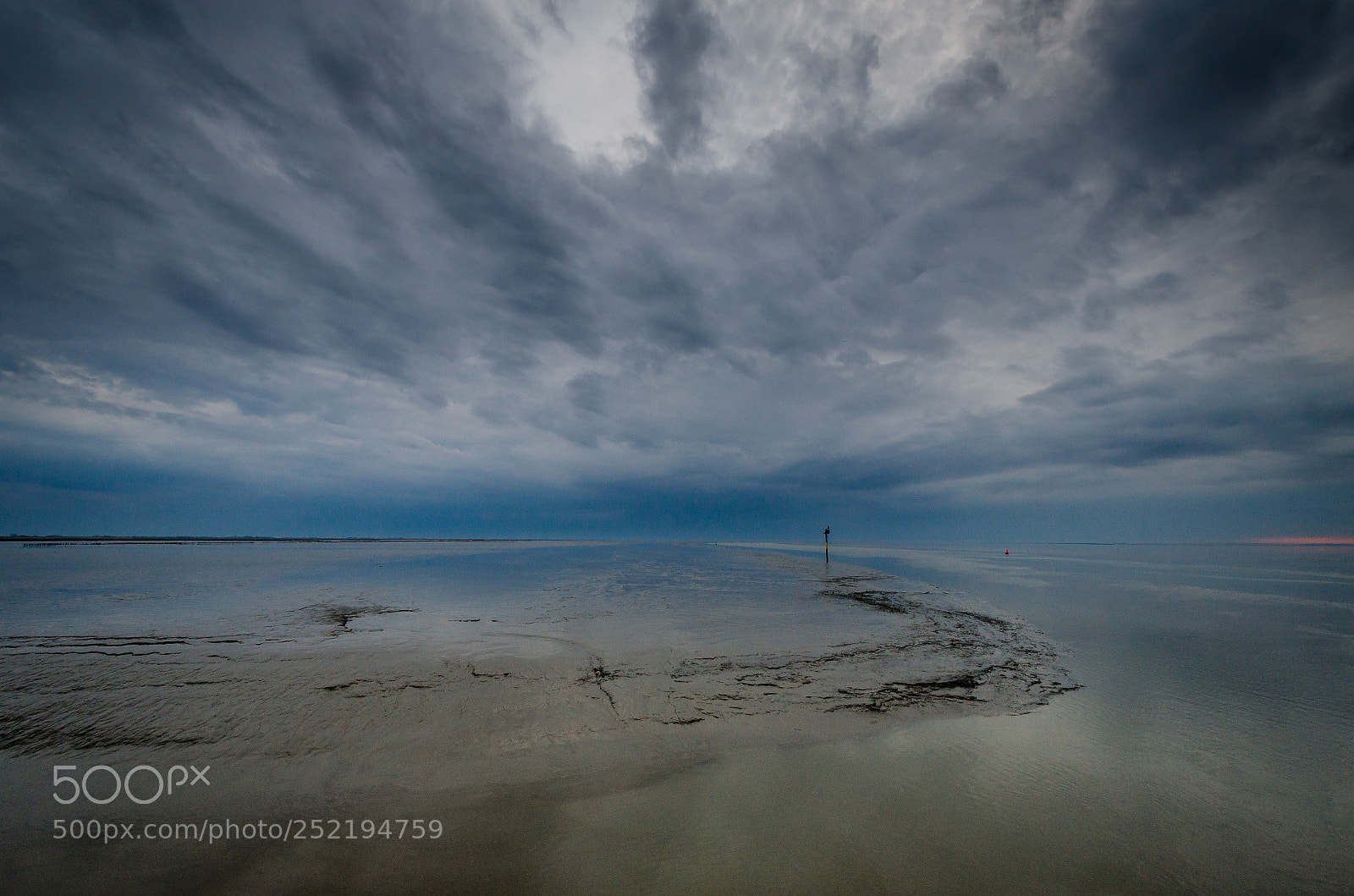 Nikon D7000 sample photo. Cloudscape waddensea photography