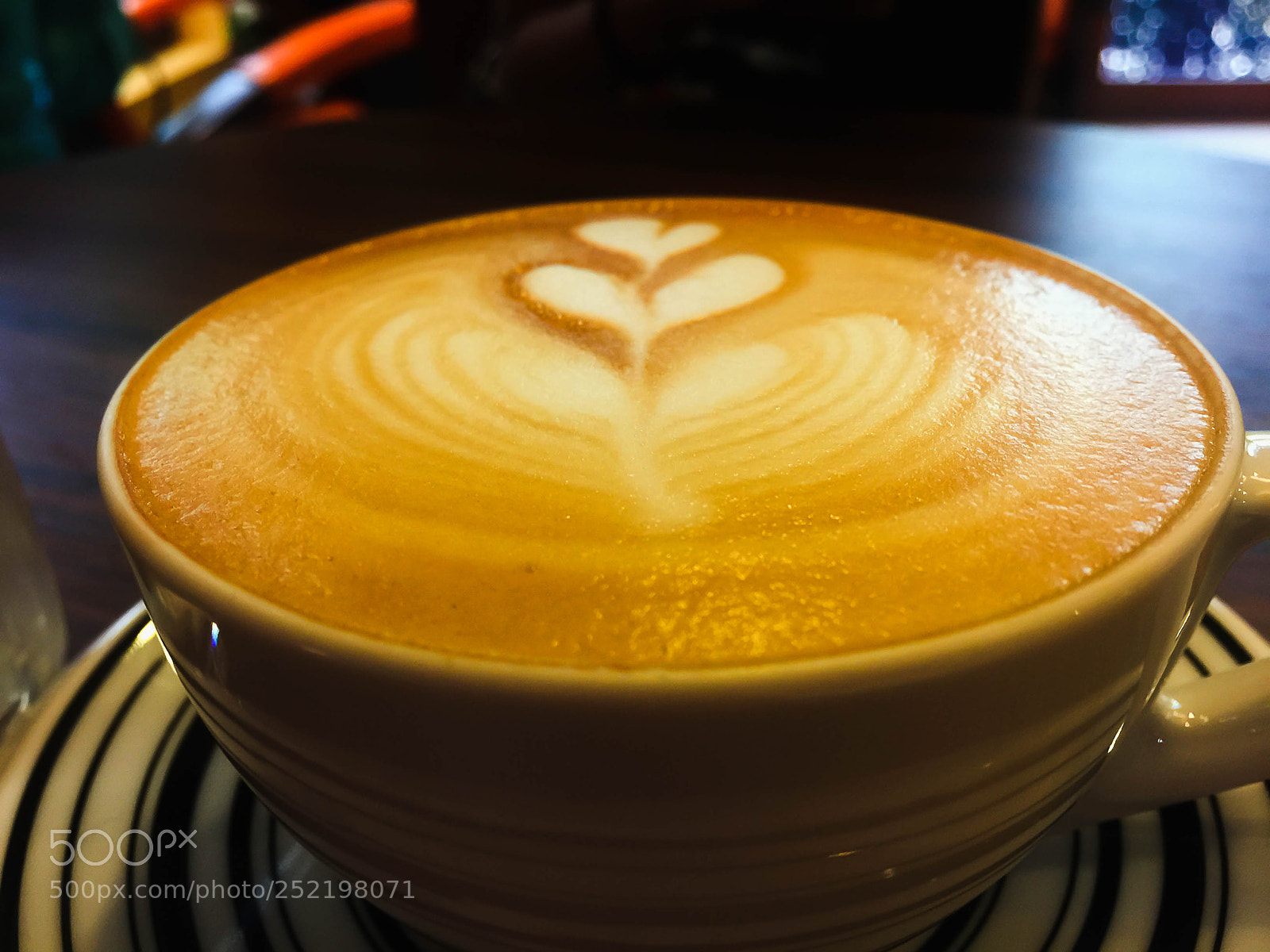 Apple iPhone 6 Plus sample photo. Closeup hot cappuccino photography