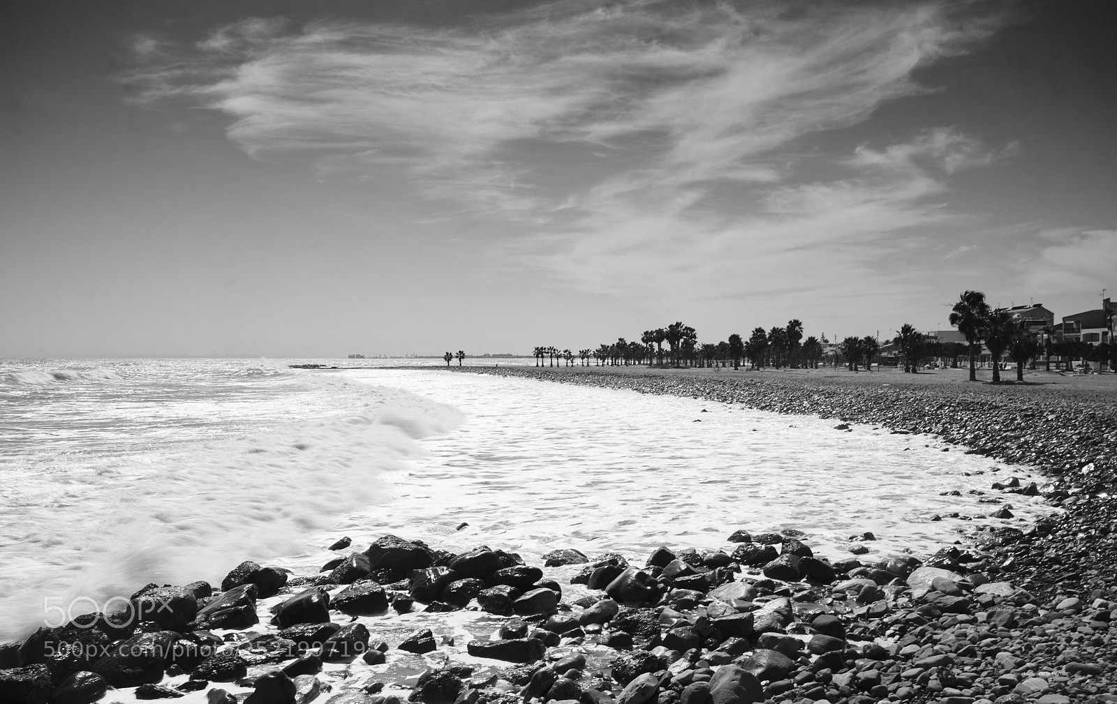Sony a7R II sample photo. Waves splashing against stones. photography