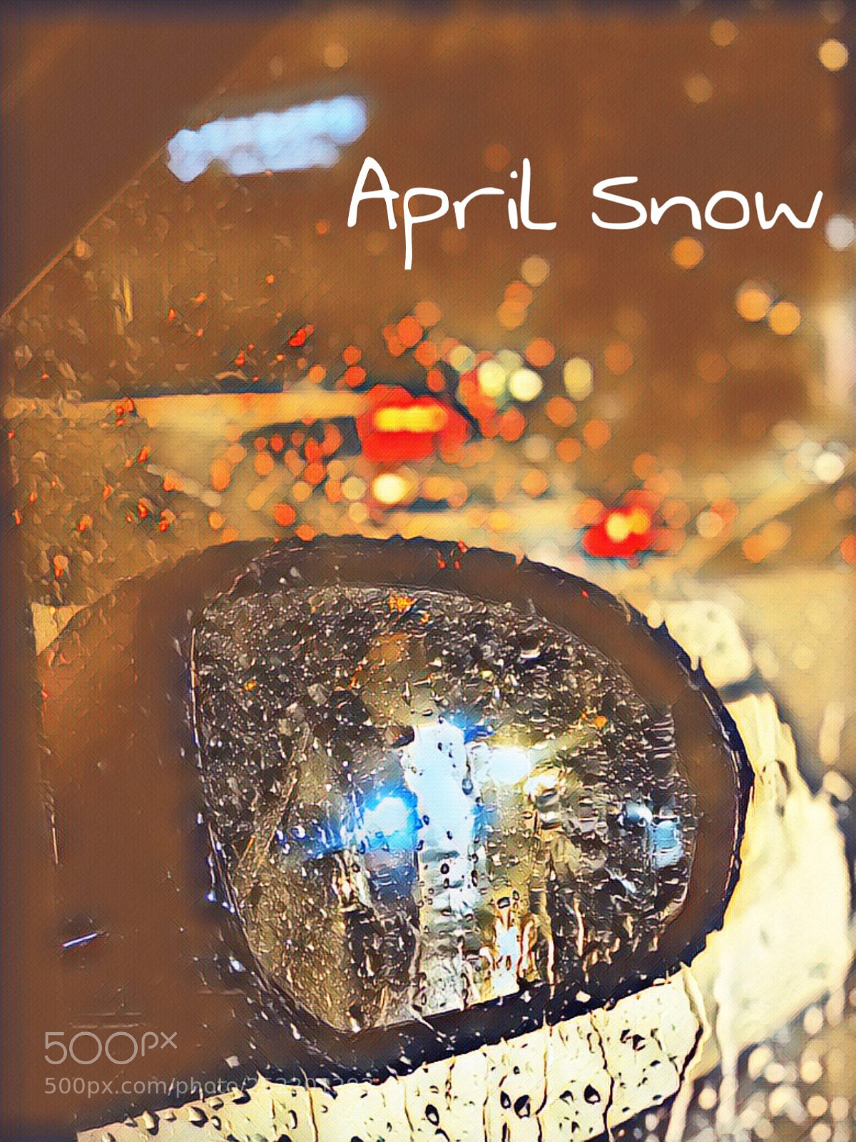 Apple iPhone 7 Plus sample photo. April snow photography