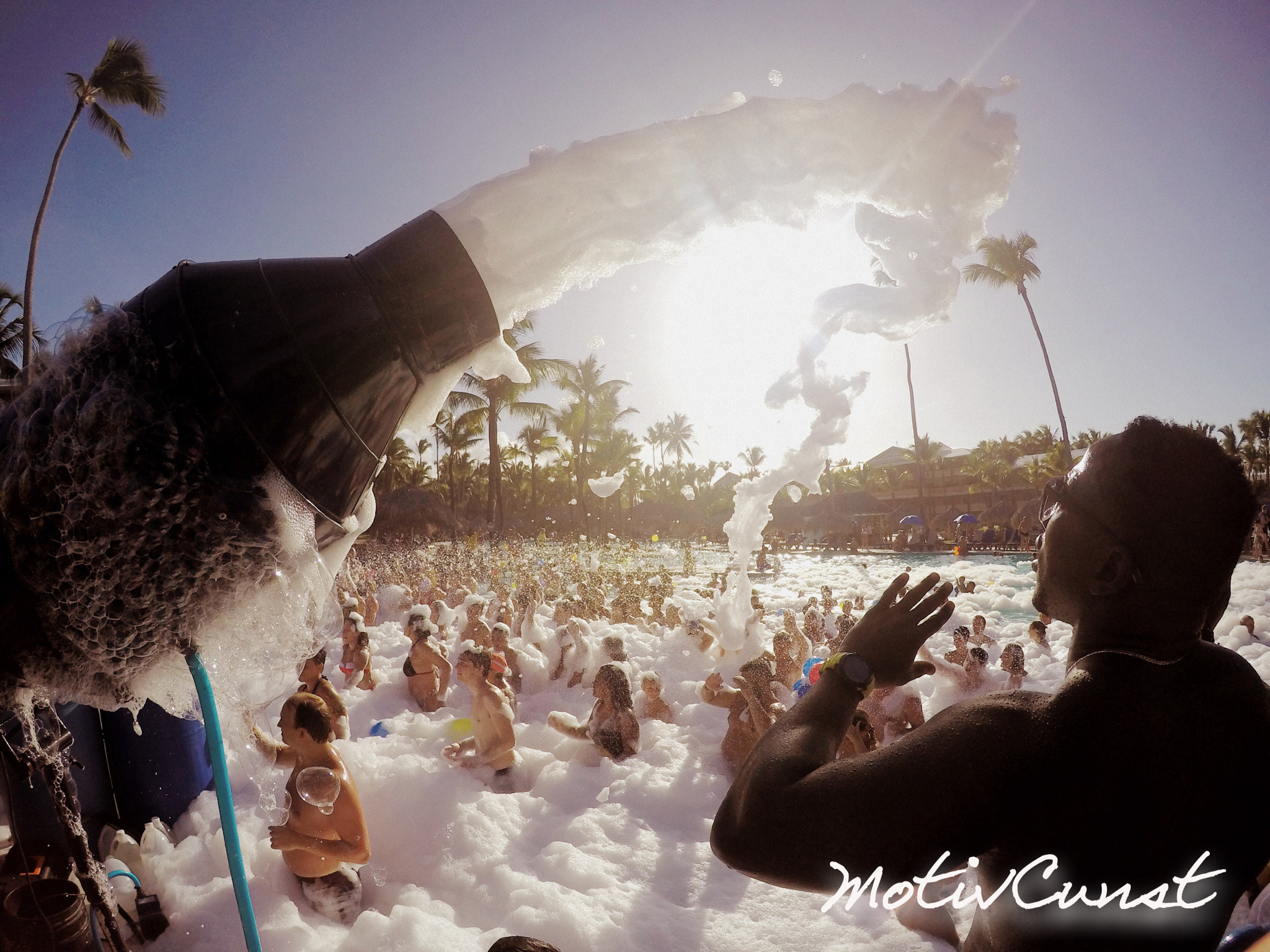 GoPro HERO4 Silver sample photo. Poolparty photography