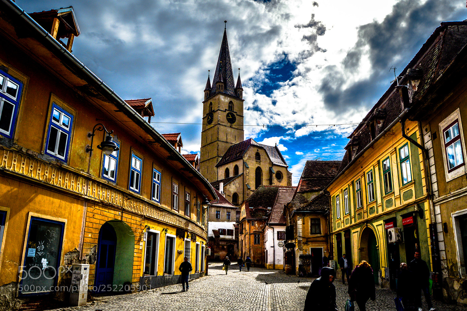 Nikon D3200 sample photo. Cathedral in sibiu photography