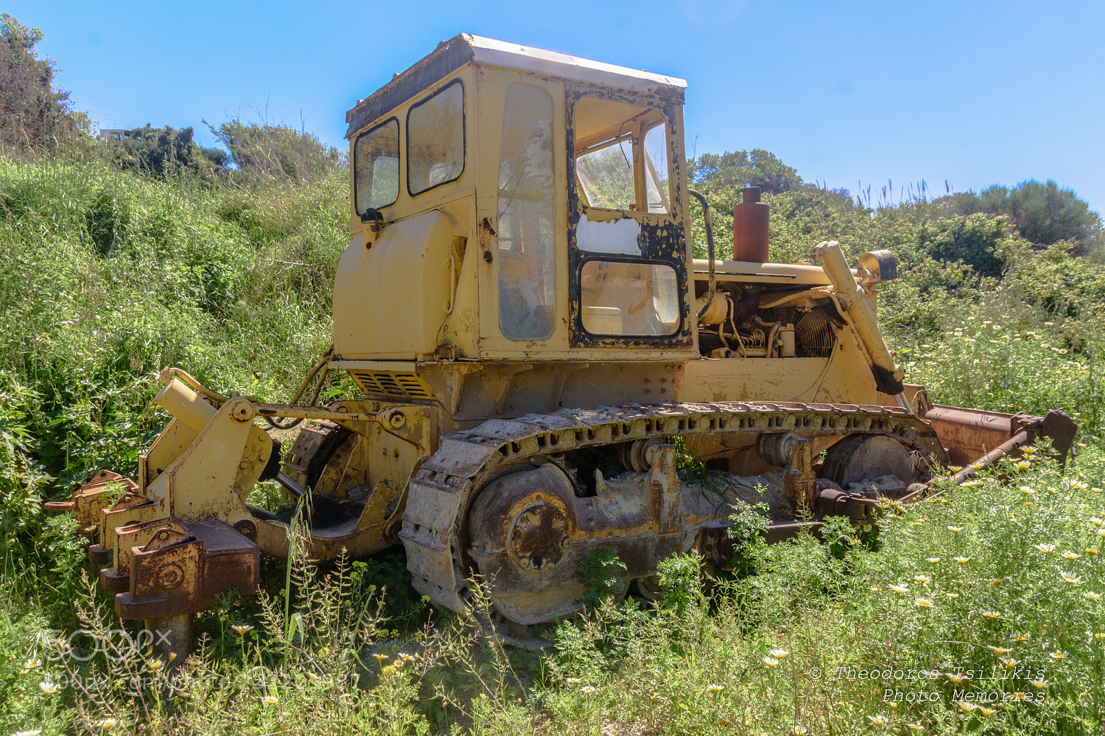 Nikon D7200 sample photo. Hdr bouldoser caterpilar photography