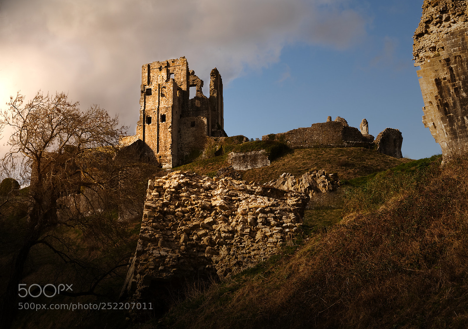 Fujifilm X-T2 sample photo. Corfe castle photography