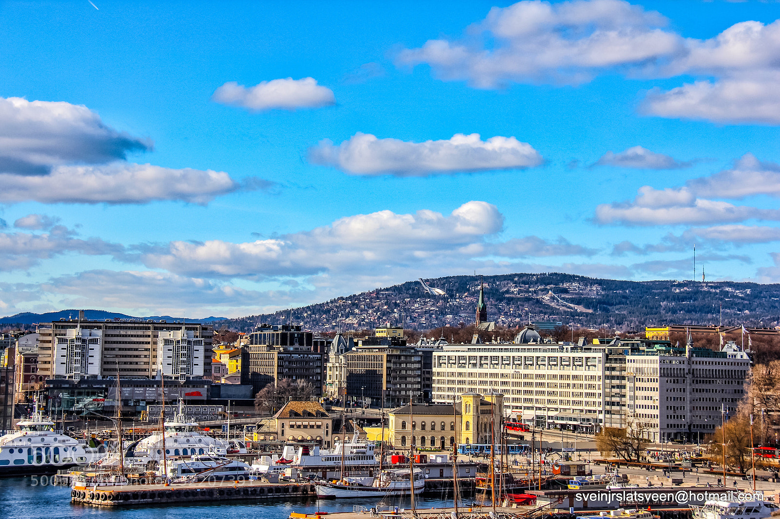 Canon EOS 60D sample photo. Oslo harbour photography