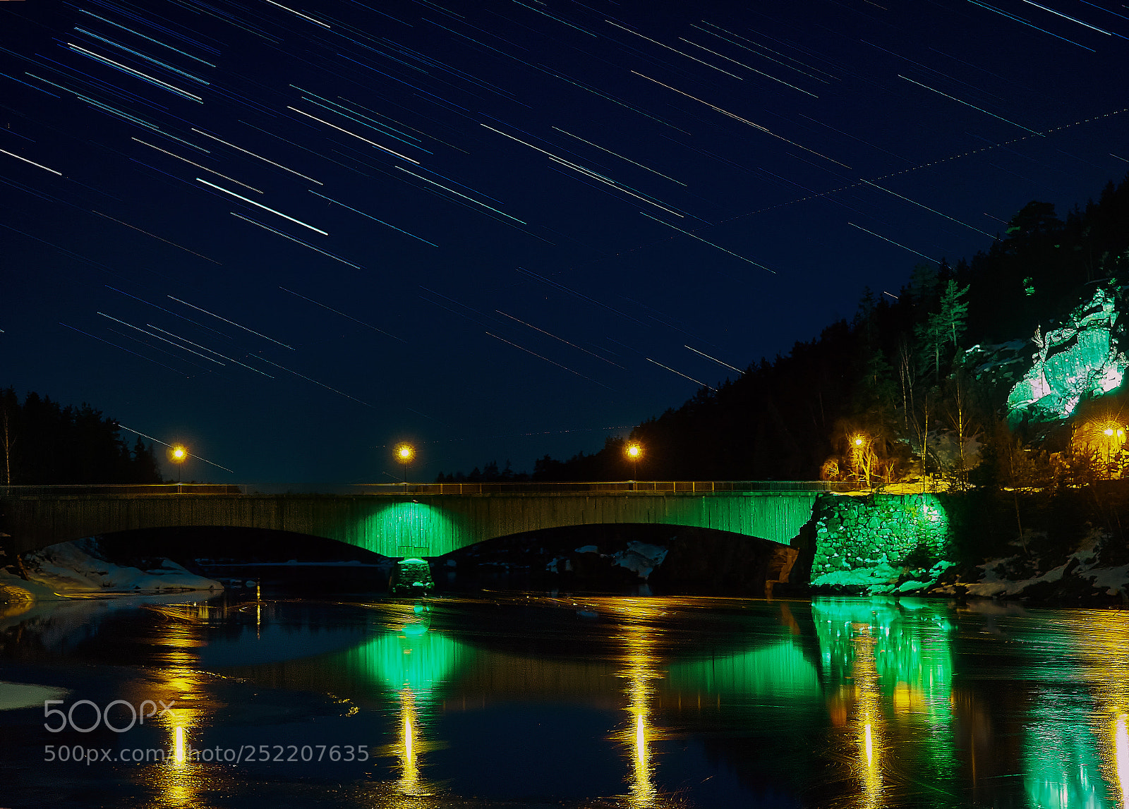 Olympus OM-D E-M1 sample photo. Star trails. photography