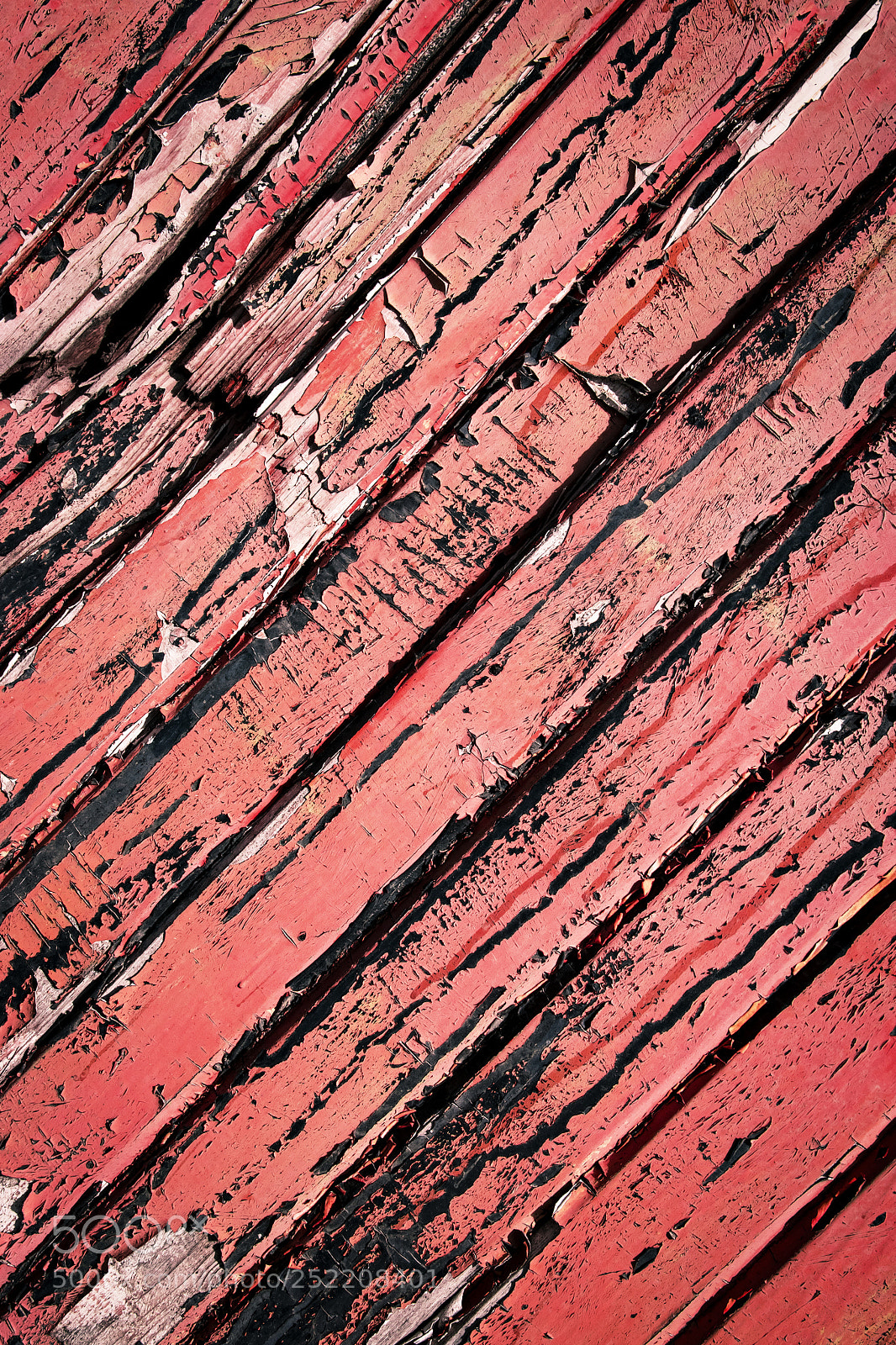 Nikon D5500 sample photo. Red paint on old photography
