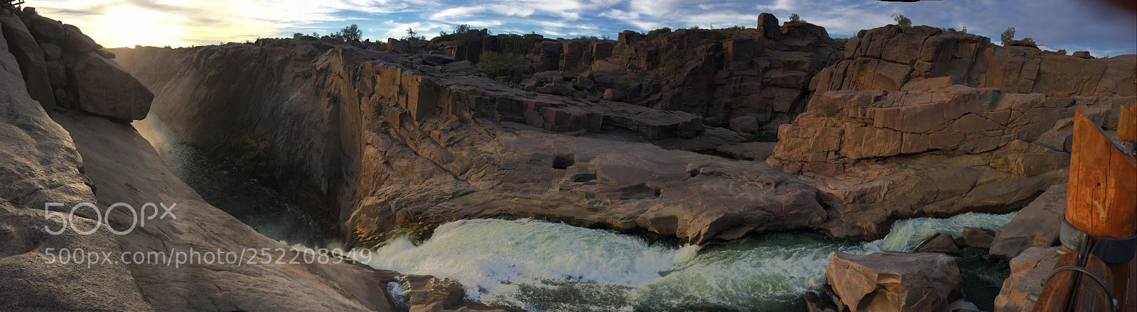 Apple iPhone 5s sample photo. Augrabies falls panaroma photography