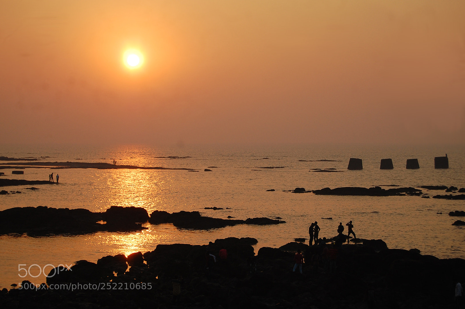 Nikon D40 sample photo. Sun sets in mumbai photography