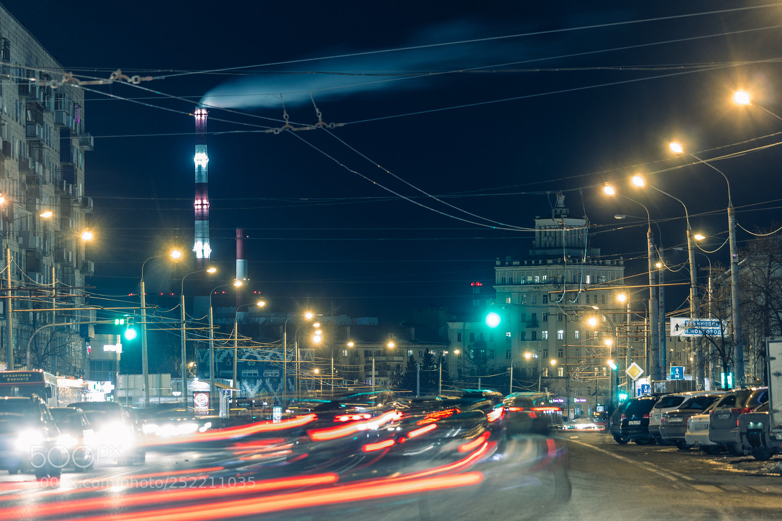 Canon EOS 600D (Rebel EOS T3i / EOS Kiss X5) sample photo. Night traffic photography