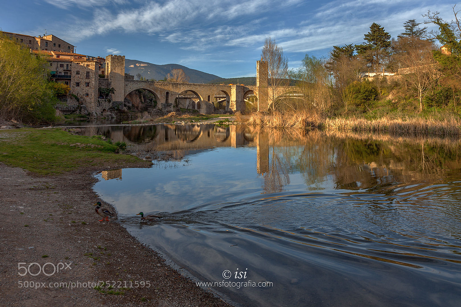 Canon EOS 5D Mark II sample photo. Puente medieval de besalu photography
