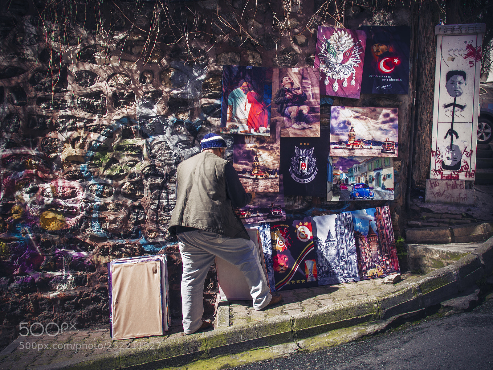 Olympus OM-D E-M5 sample photo. Street vendor photography