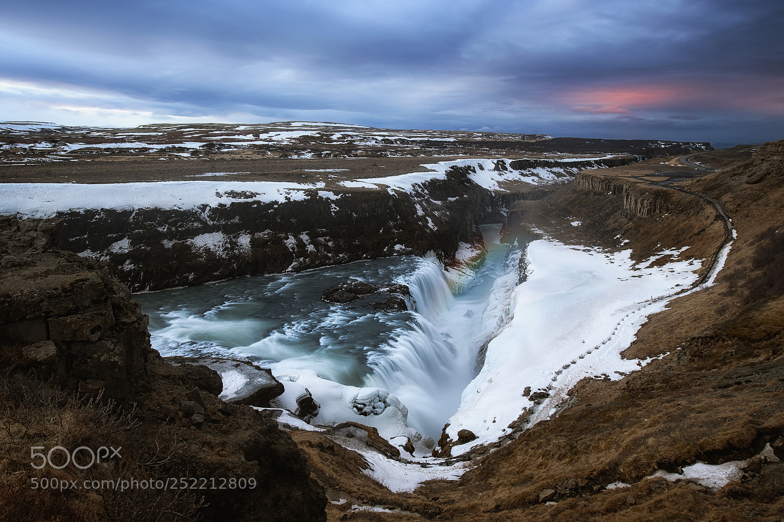 Nikon D850 sample photo. Gullfoss giant waterfall of photography