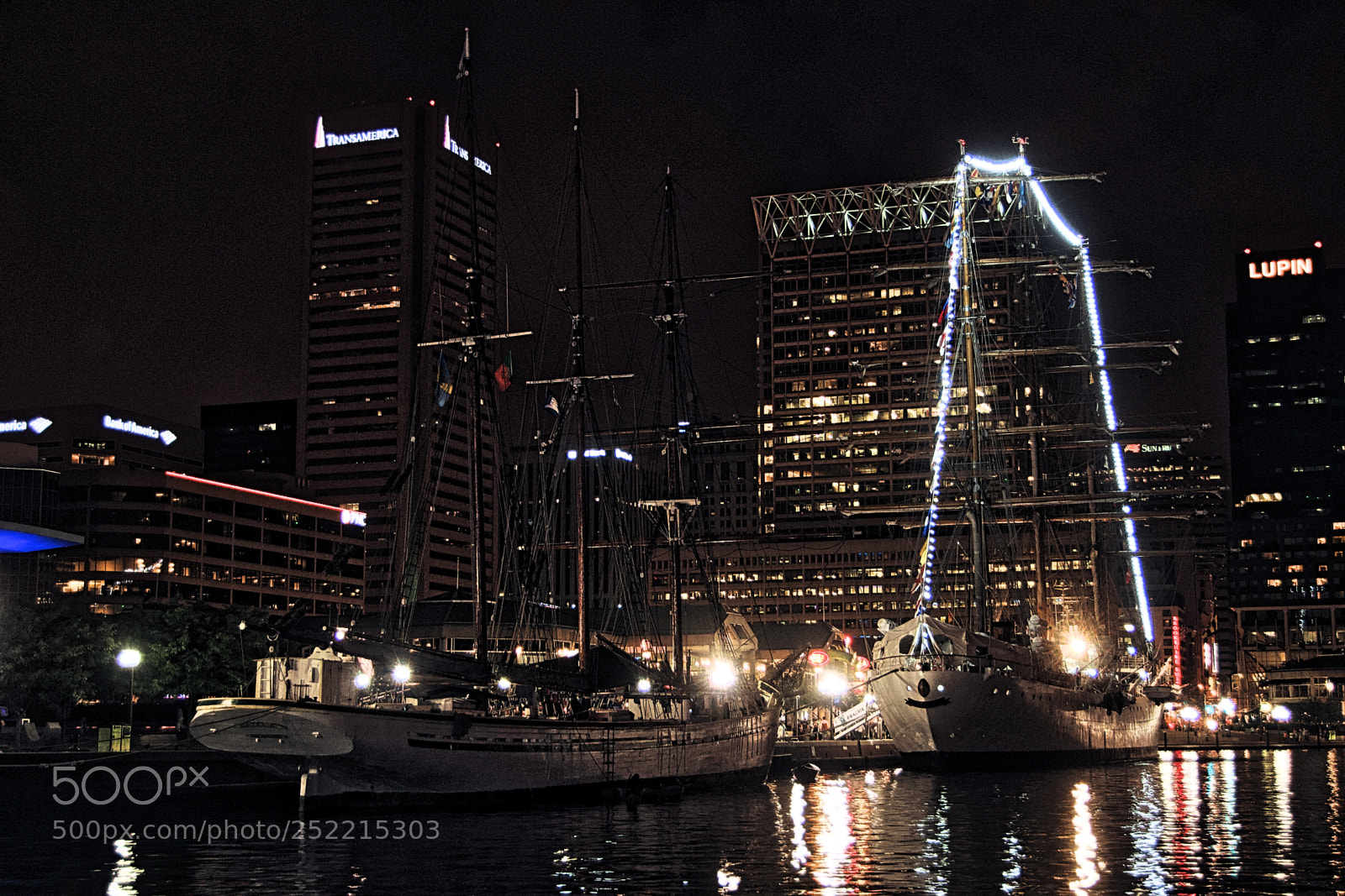 Nikon D3100 sample photo. Nighttime harbor photography