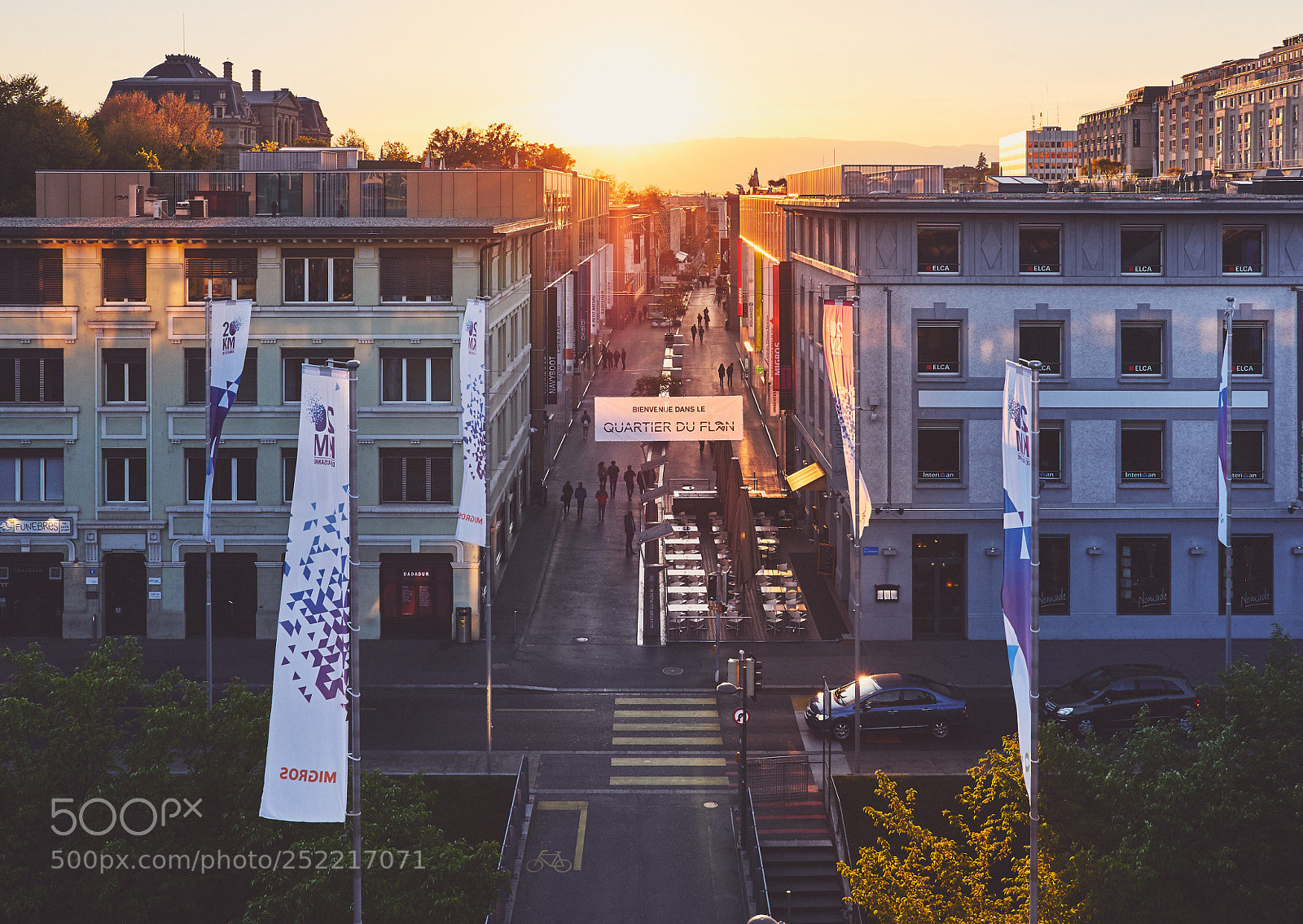 Fujifilm X-T2 sample photo. Lausanne center photography