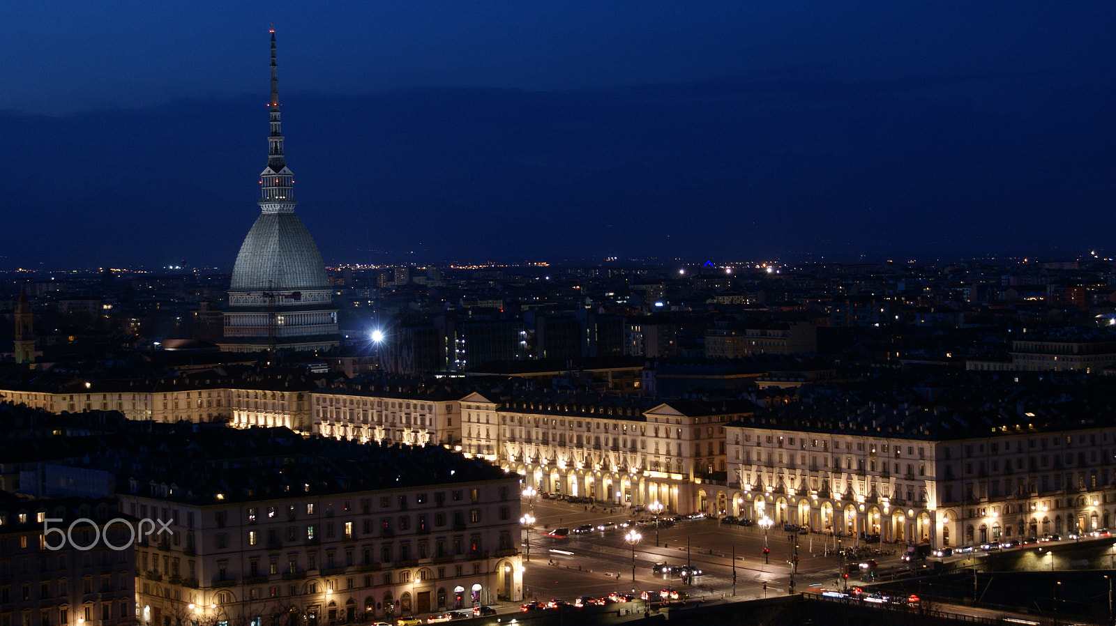 Sony Alpha DSLR-A290 sample photo. La mole di notte photography