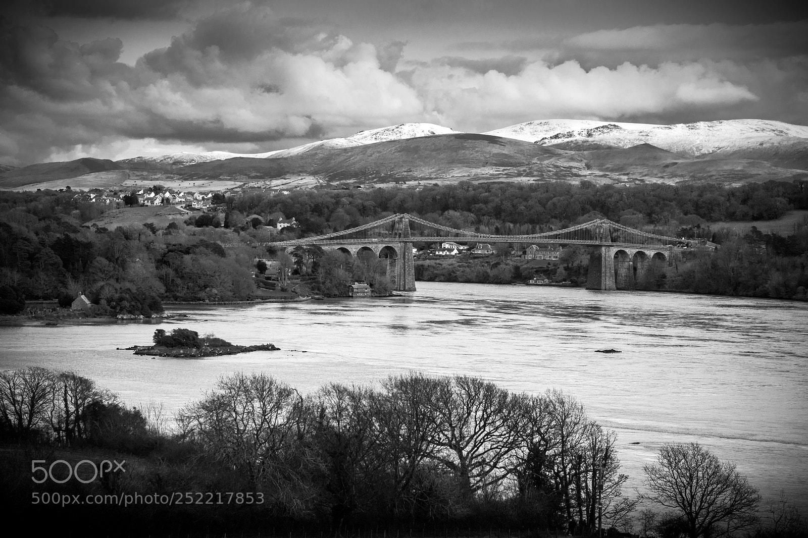 Nikon D7200 sample photo. Menai suspension bridge photography