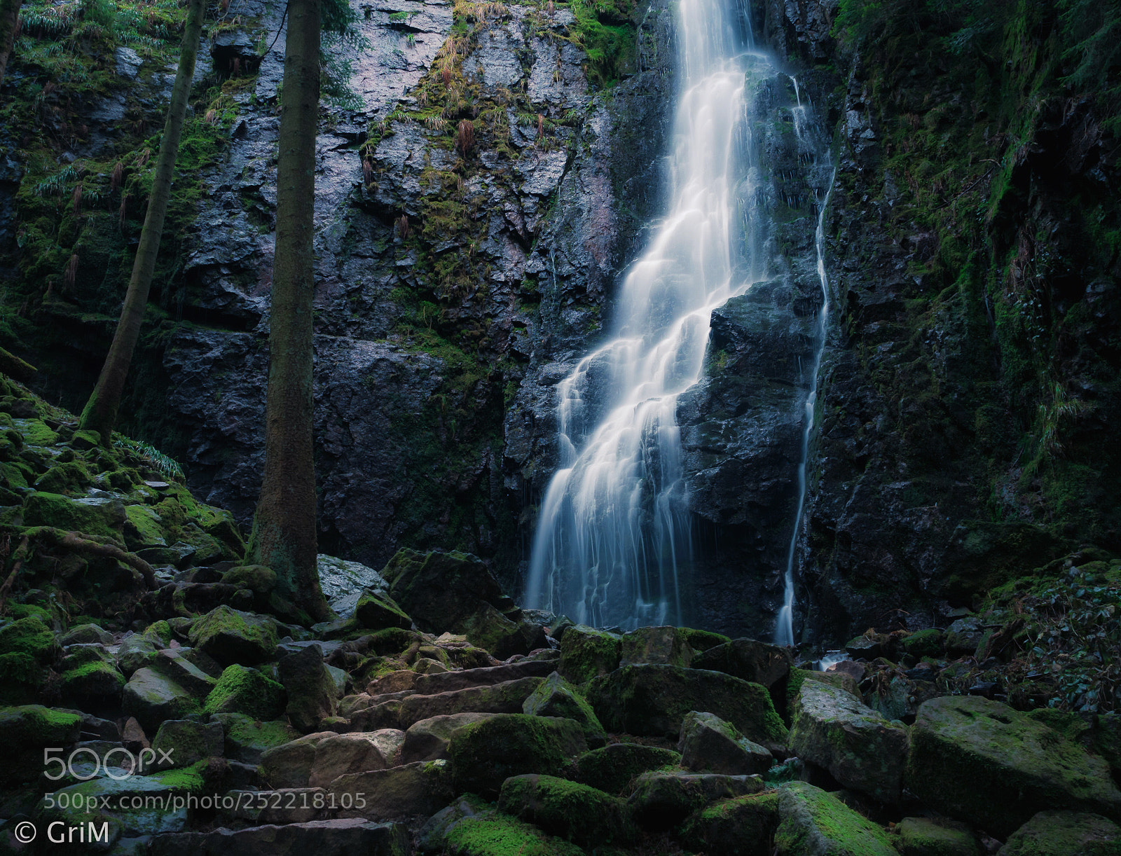 Olympus OM-D E-M5 II sample photo. Burgbachwasserfall photography